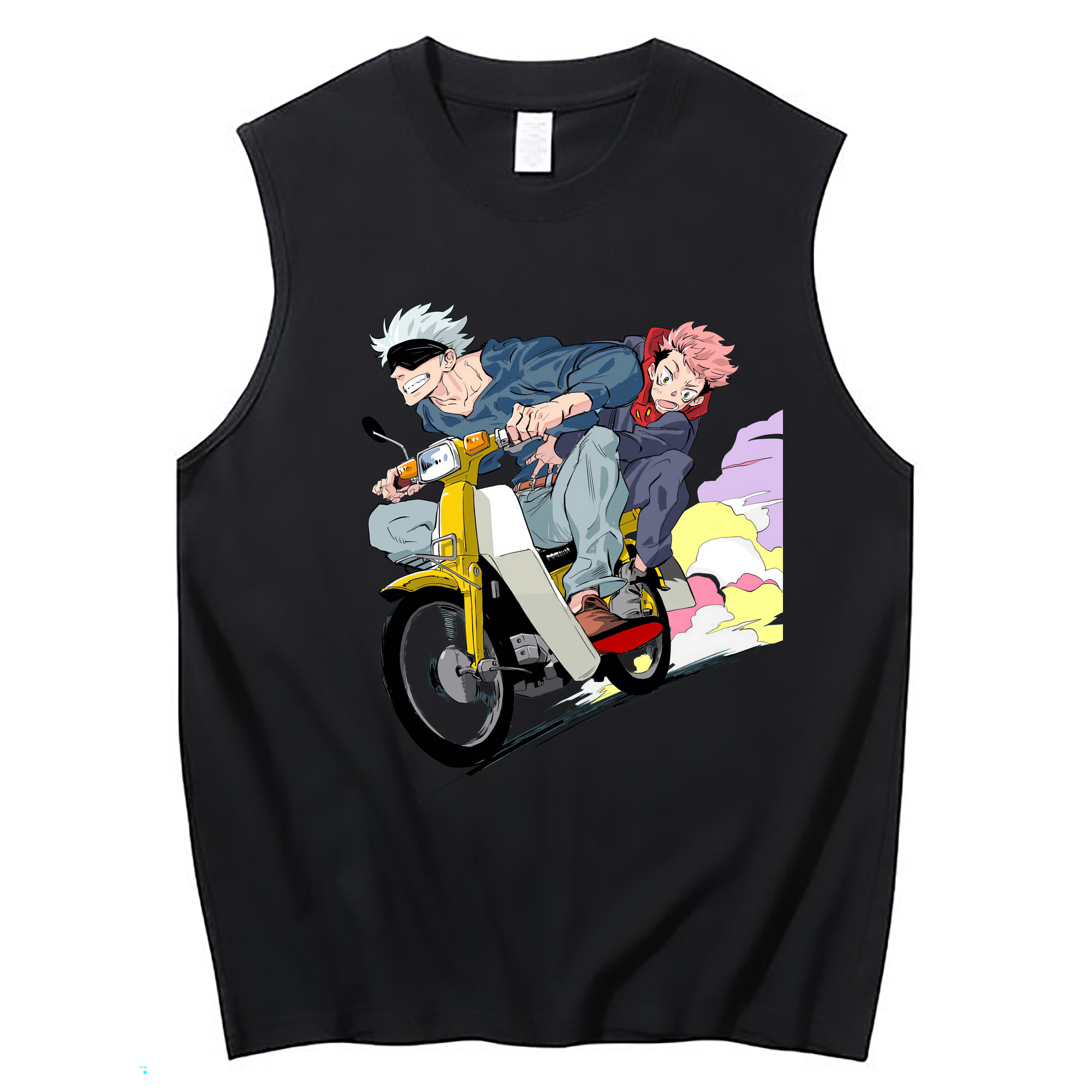 （画像用） 呪術廻戦 Jujutsu Kaisen コットン100％タンクトップ（フロントプリント）