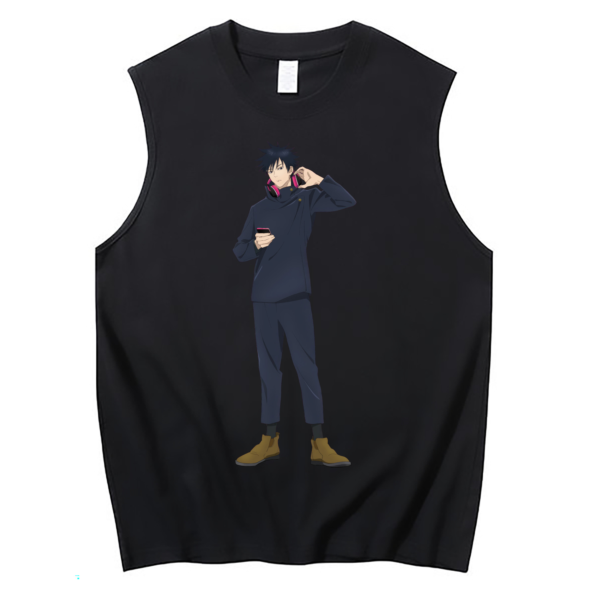 （画像用） 呪術廻戦 Jujutsu Kaisen コットン100％タンクトップ（フロントプリント）