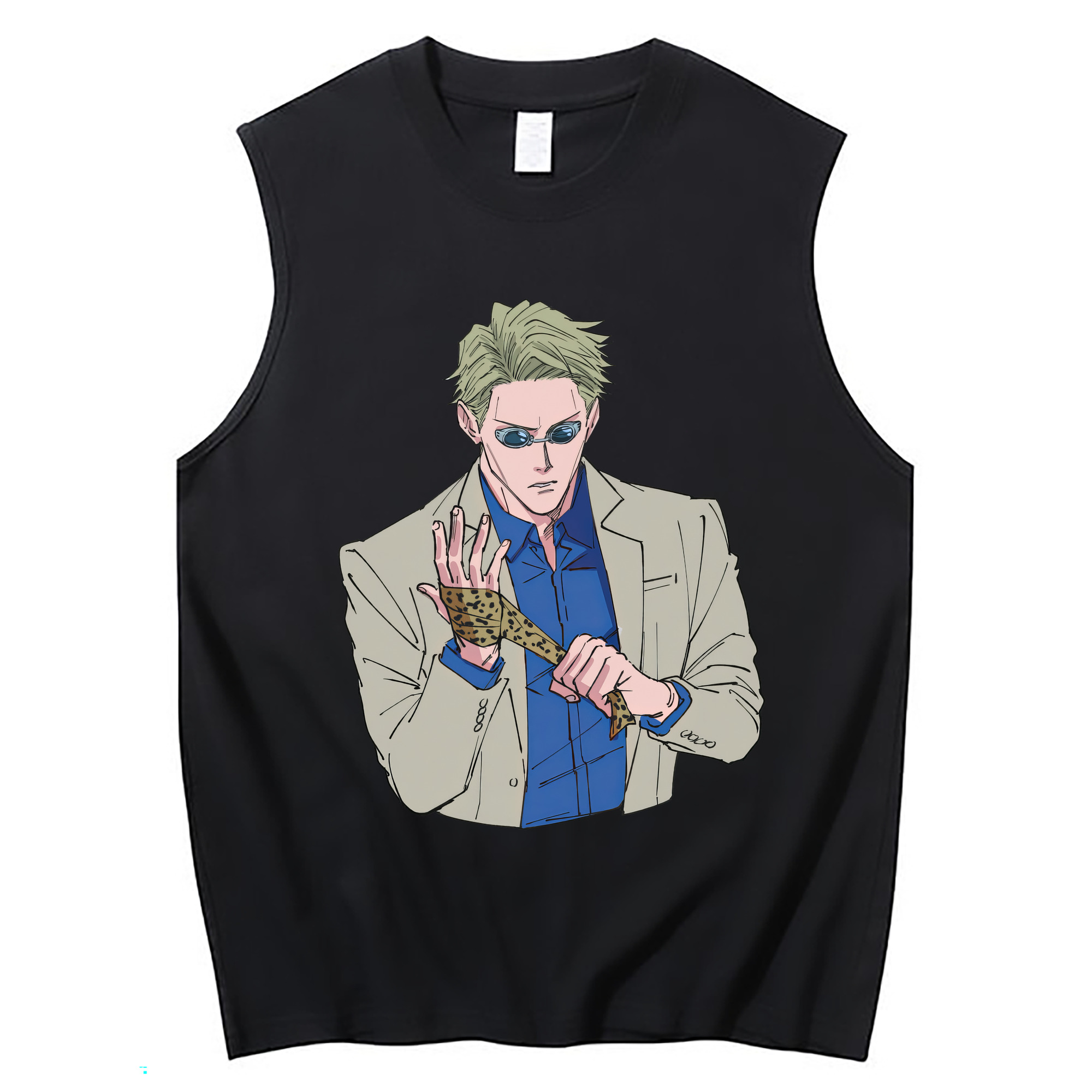 （画像用） 呪術廻戦 Jujutsu Kaisen コットン100％タンクトップ（フロントプリント）