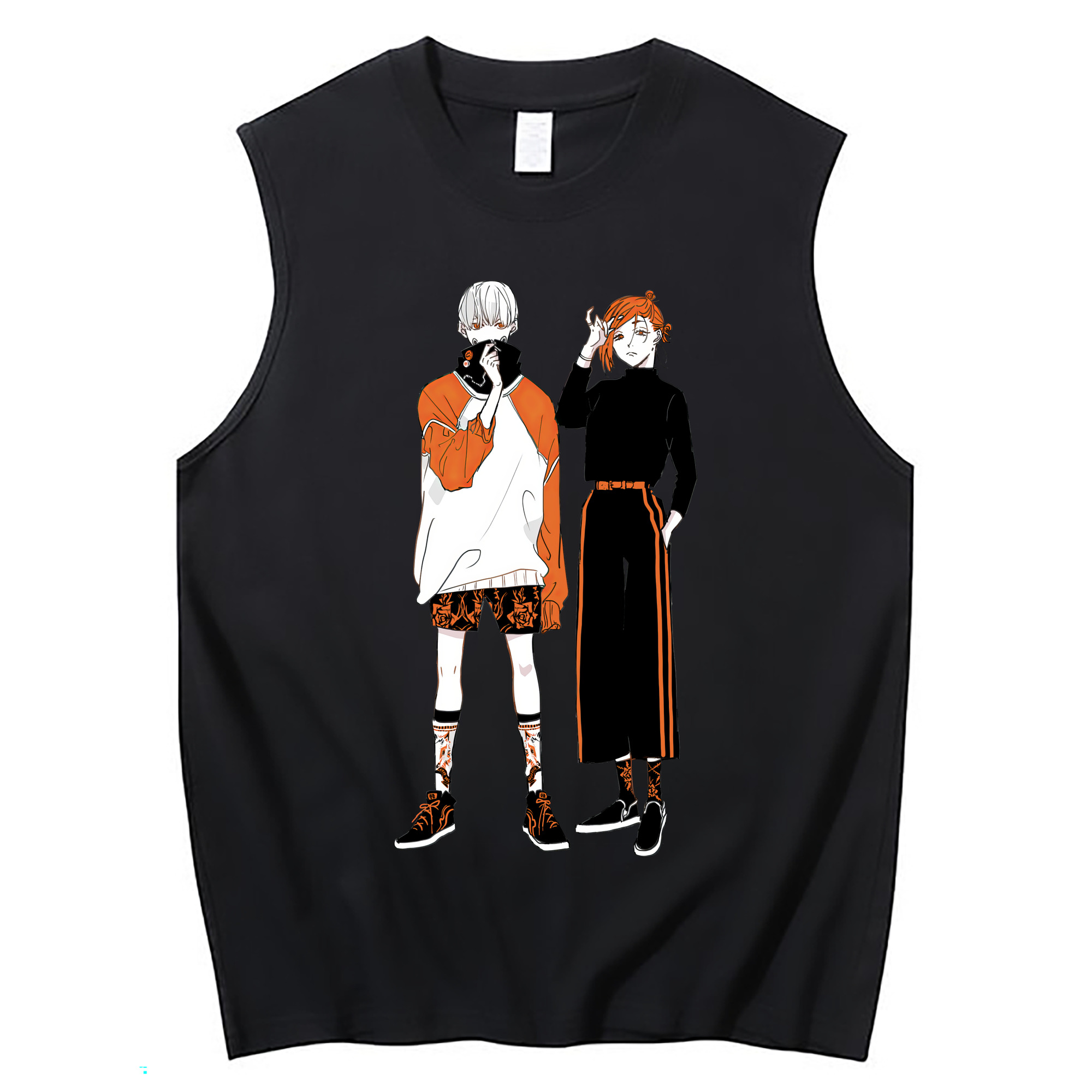 （画像用） 呪術廻戦 Jujutsu Kaisen コットン100％タンクトップ（フロントプリント）