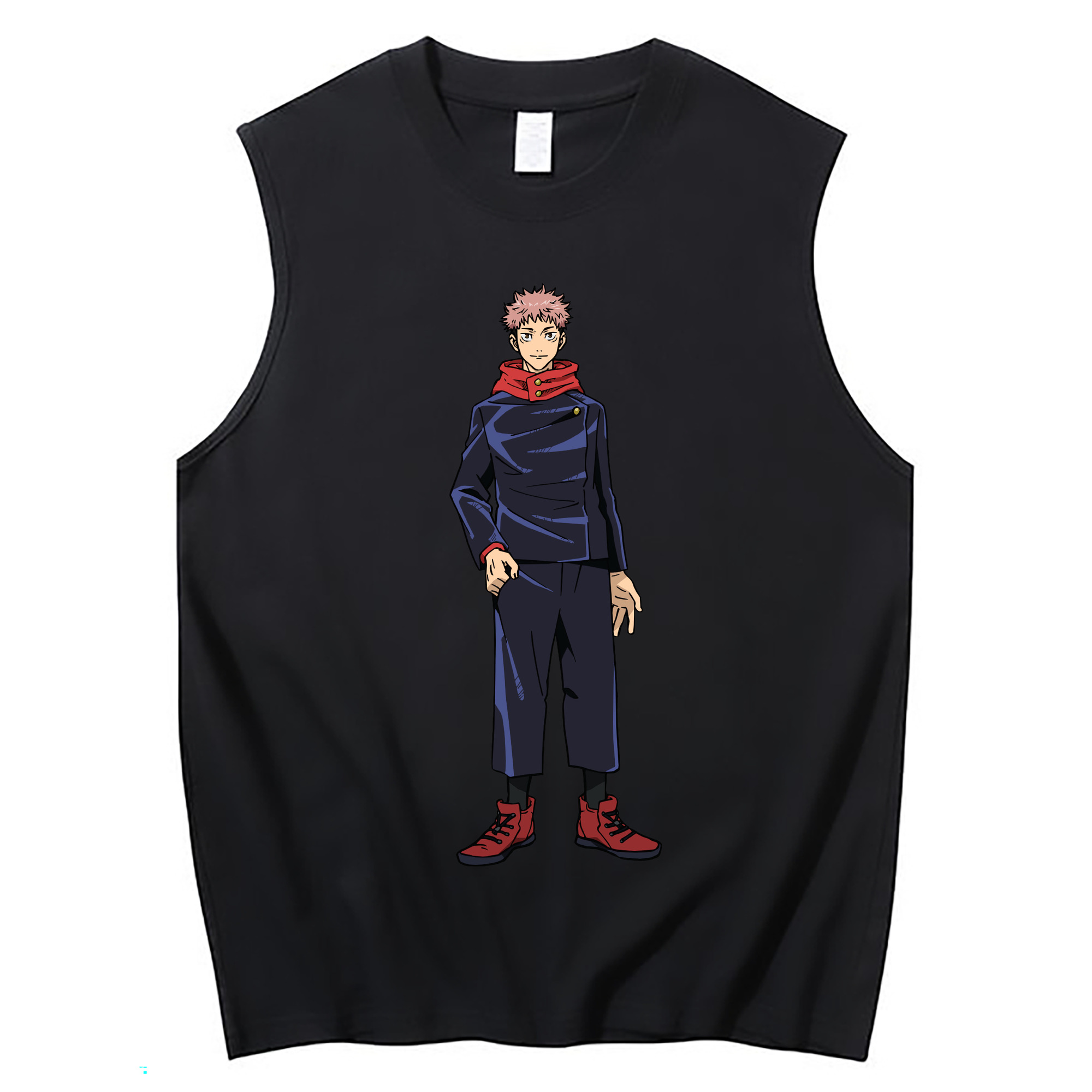 （画像用） 呪術廻戦 Jujutsu Kaisen コットン100％タンクトップ（フロントプリント）
