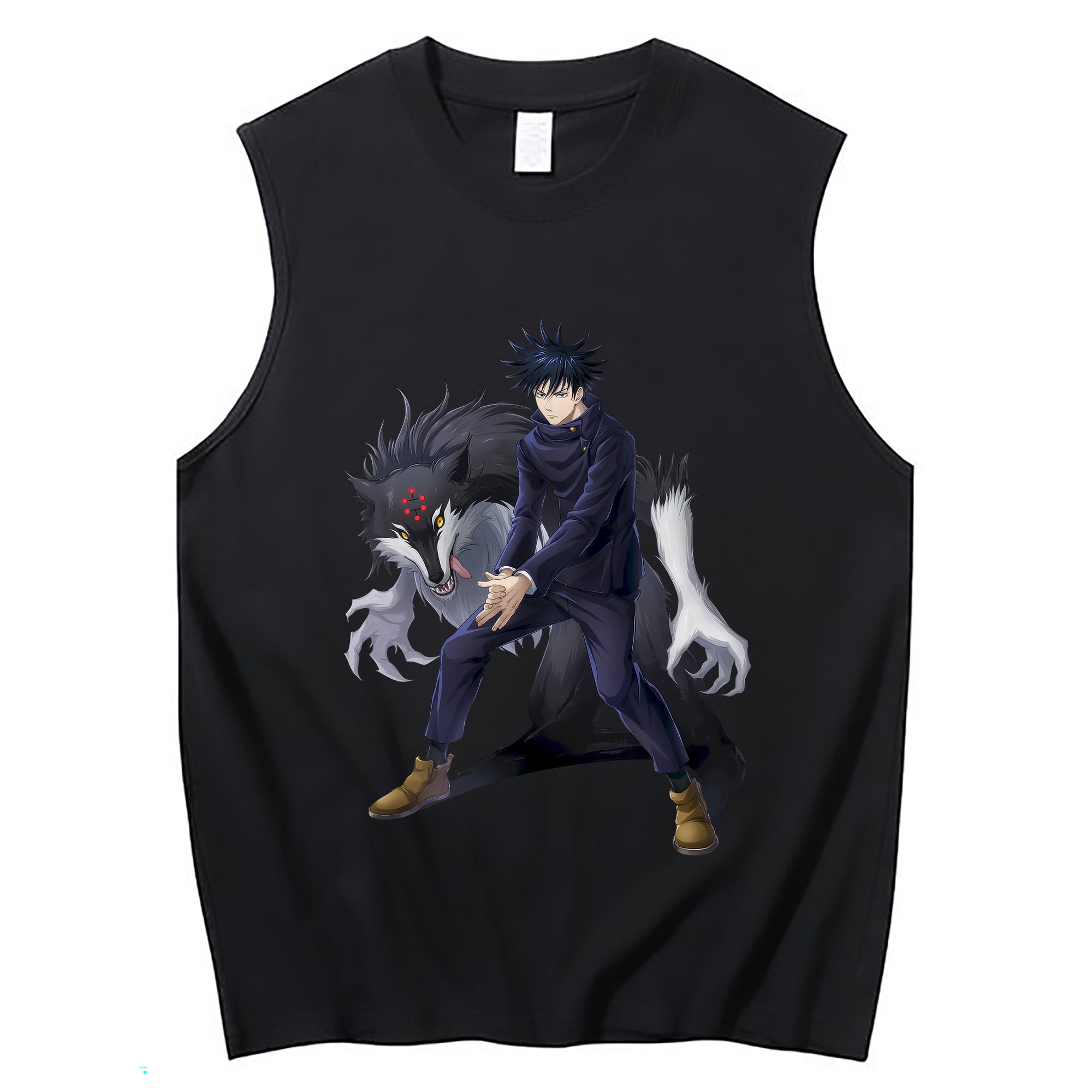 （画像用） 呪術廻戦 Jujutsu Kaisen コットン100％タンクトップ（フロントプリント）