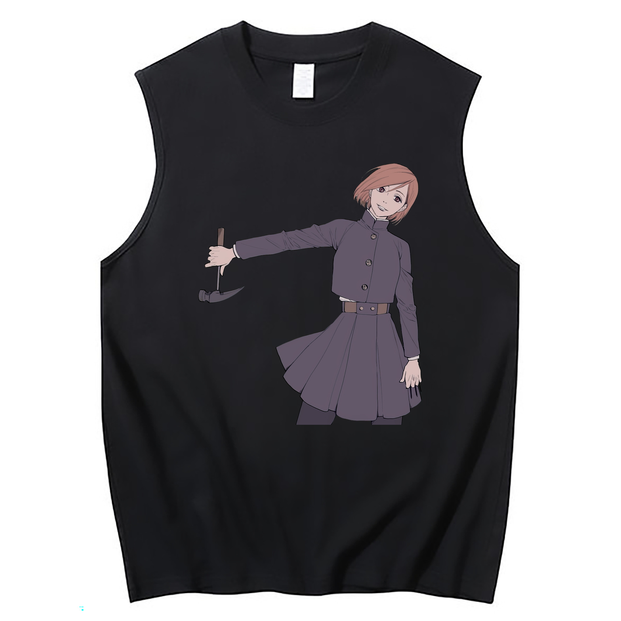 （画像用） 呪術廻戦 Jujutsu Kaisen コットン100％タンクトップ（フロントプリント）