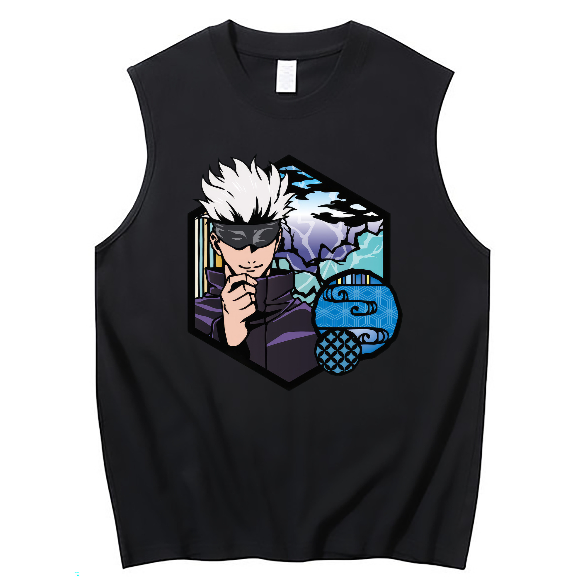 （画像用） 呪術廻戦 Jujutsu Kaisen コットン100％タンクトップ（フロントプリント）
