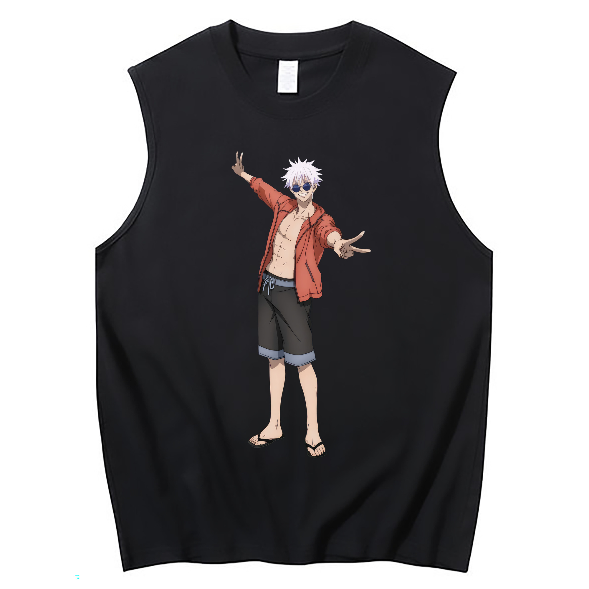 （画像用） 呪術廻戦 Jujutsu Kaisen コットン100％タンクトップ（フロントプリント）