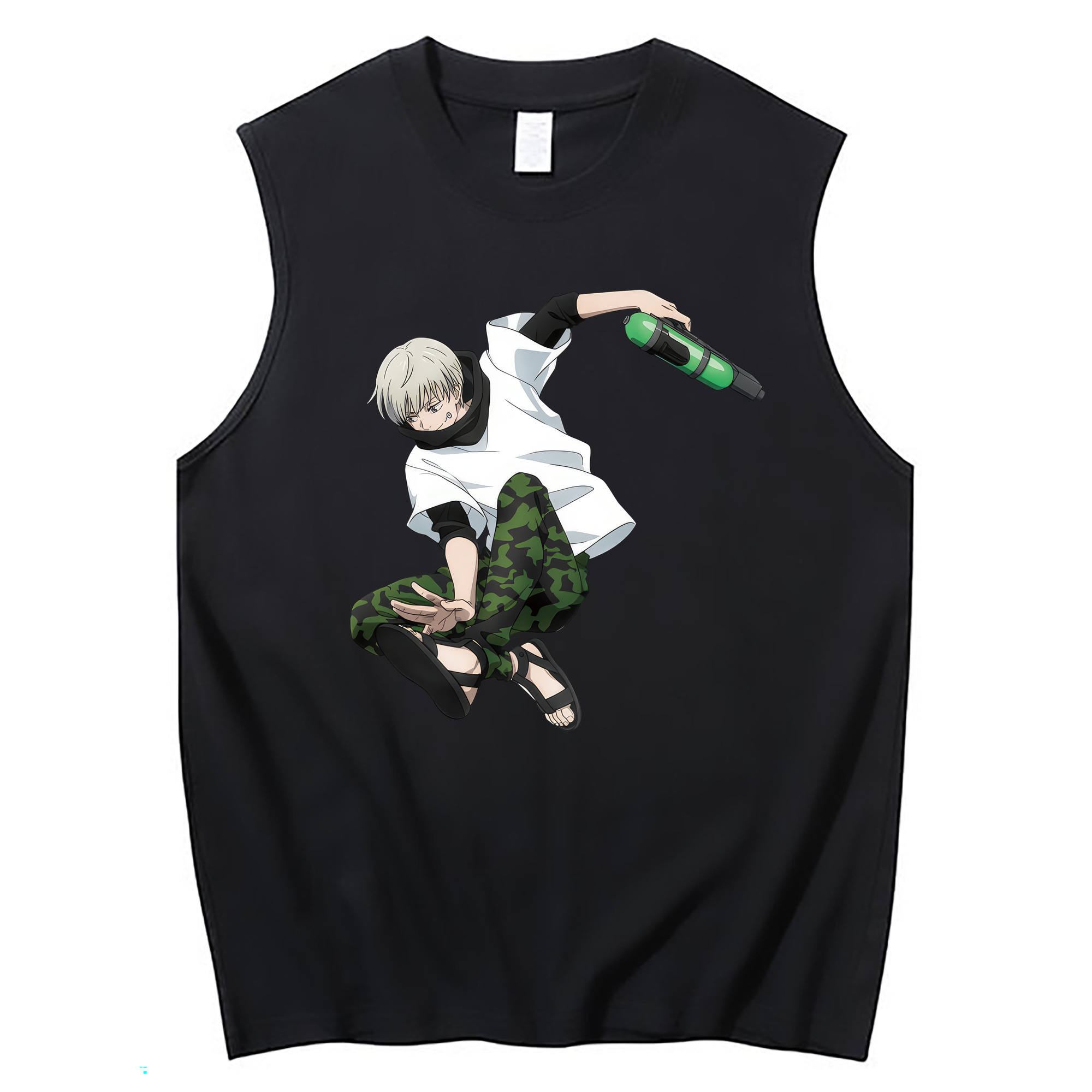 （画像用） 呪術廻戦 Jujutsu Kaisen コットン100％タンクトップ（フロントプリント）