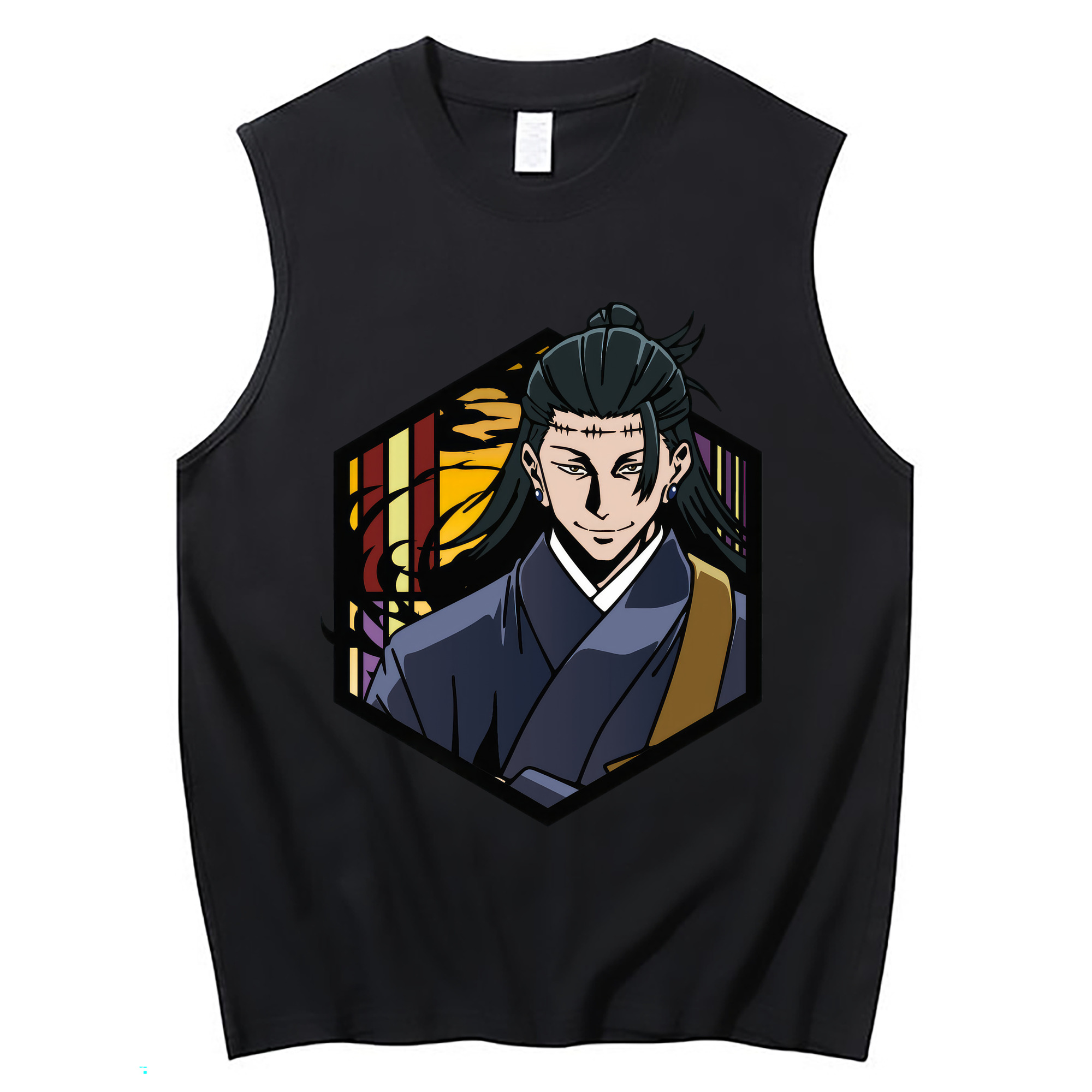 （画像用） 呪術廻戦 Jujutsu Kaisen コットン100％タンクトップ（フロントプリント）