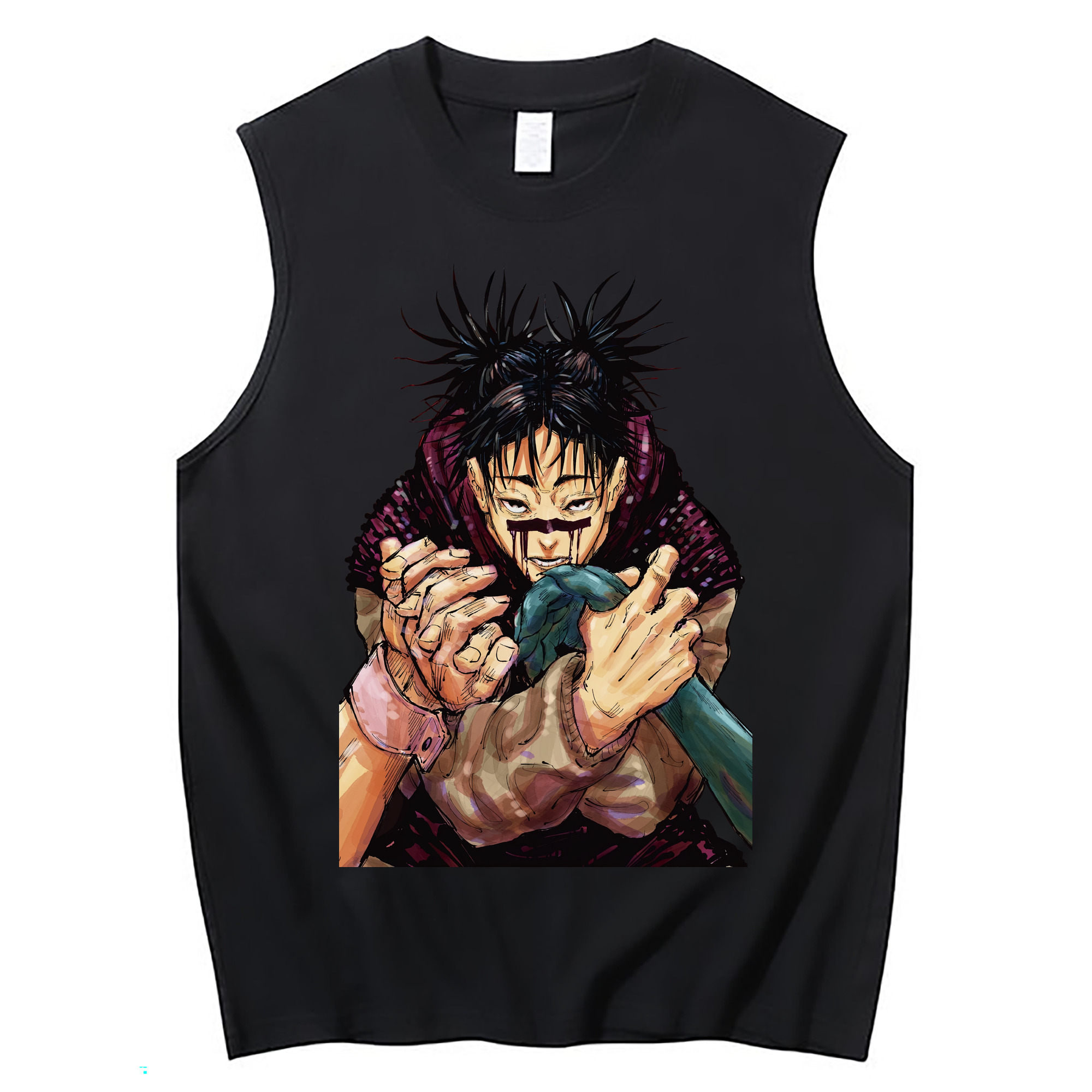 （画像用） 呪術廻戦 Jujutsu Kaisen コットン100％タンクトップ（フロントプリント）