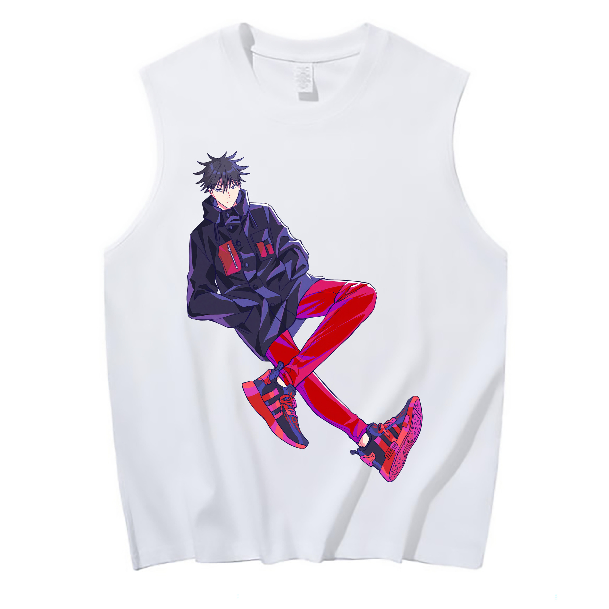 （画像用） 呪術廻戦 Jujutsu Kaisen コットン100％タンクトップ（フロントプリント）