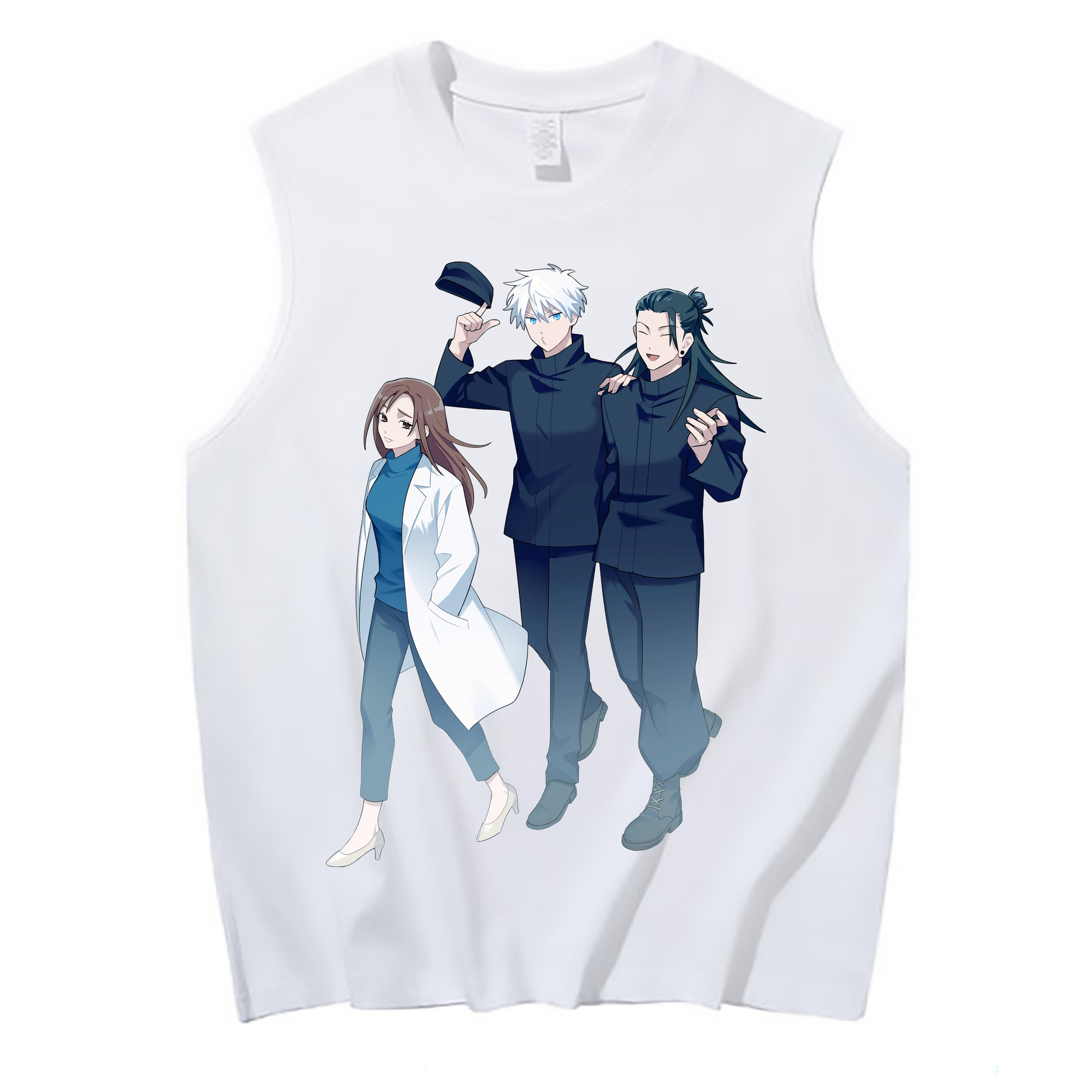 （画像用） 呪術廻戦 Jujutsu Kaisen コットン100％タンクトップ（フロントプリント）