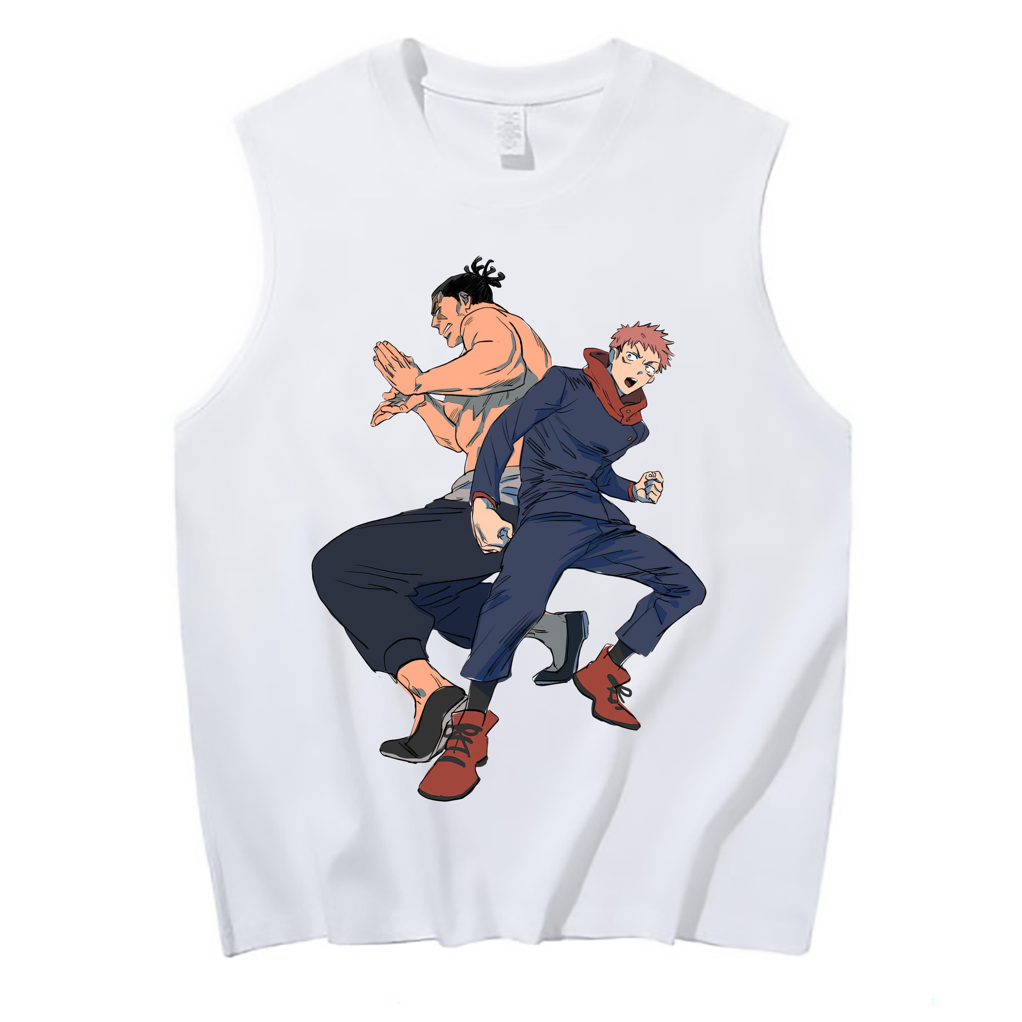 （画像用） 呪術廻戦 Jujutsu Kaisen コットン100％タンクトップ（フロントプリント）