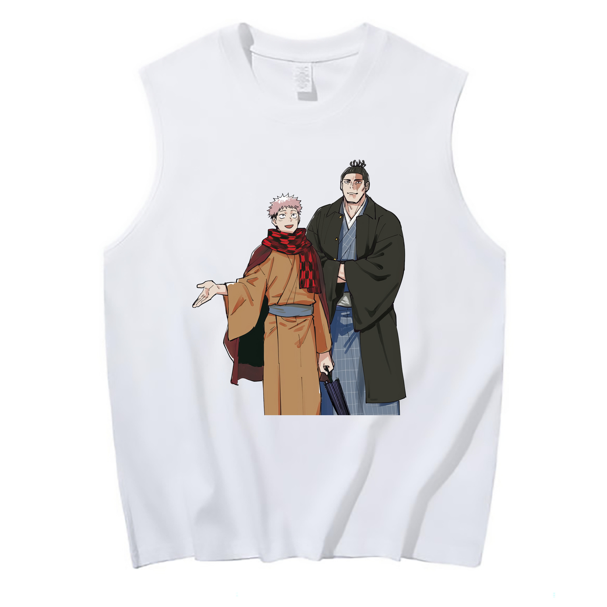 （画像用） 呪術廻戦 Jujutsu Kaisen コットン100％タンクトップ（フロントプリント）