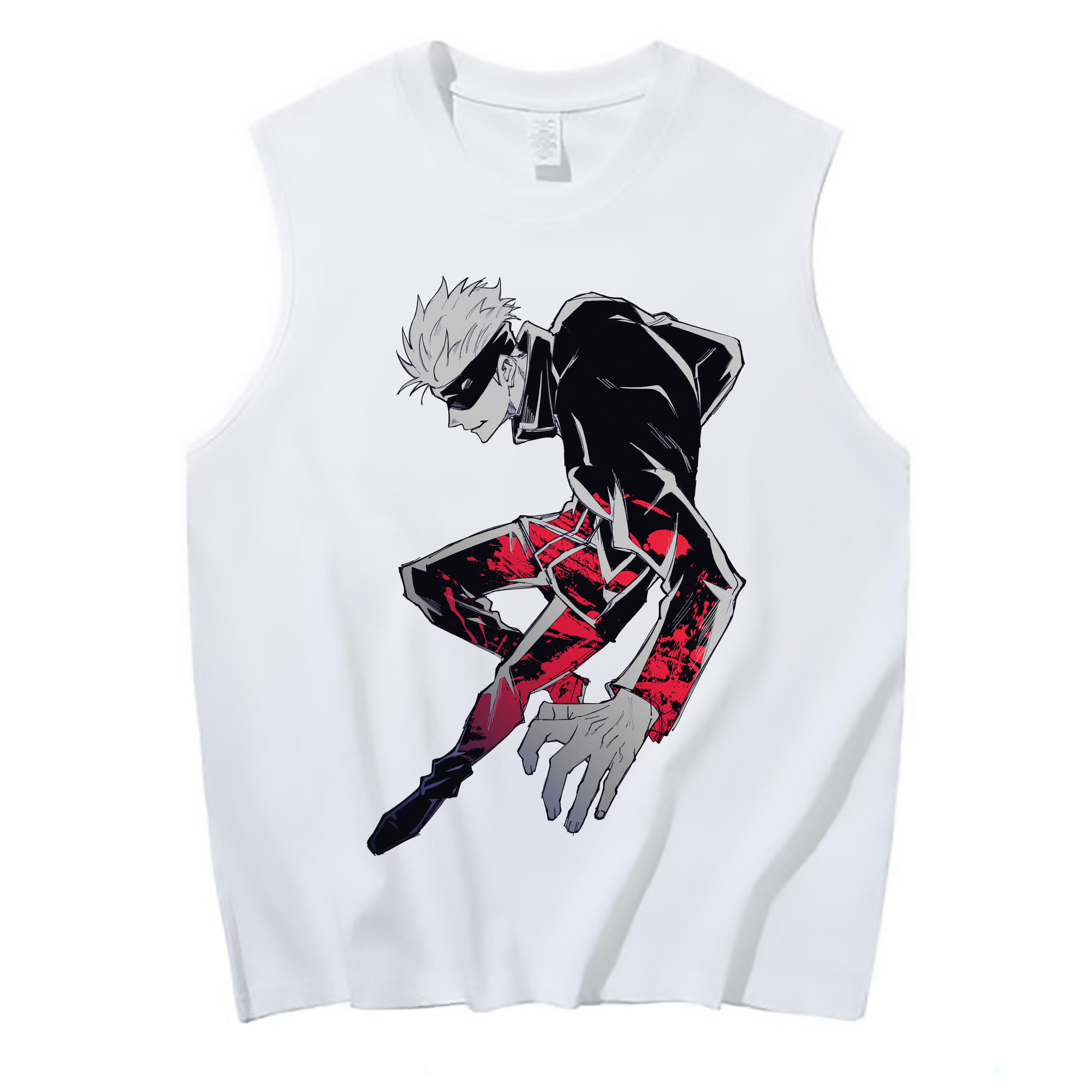（画像用） 呪術廻戦 Jujutsu Kaisen コットン100％タンクトップ（フロントプリント）