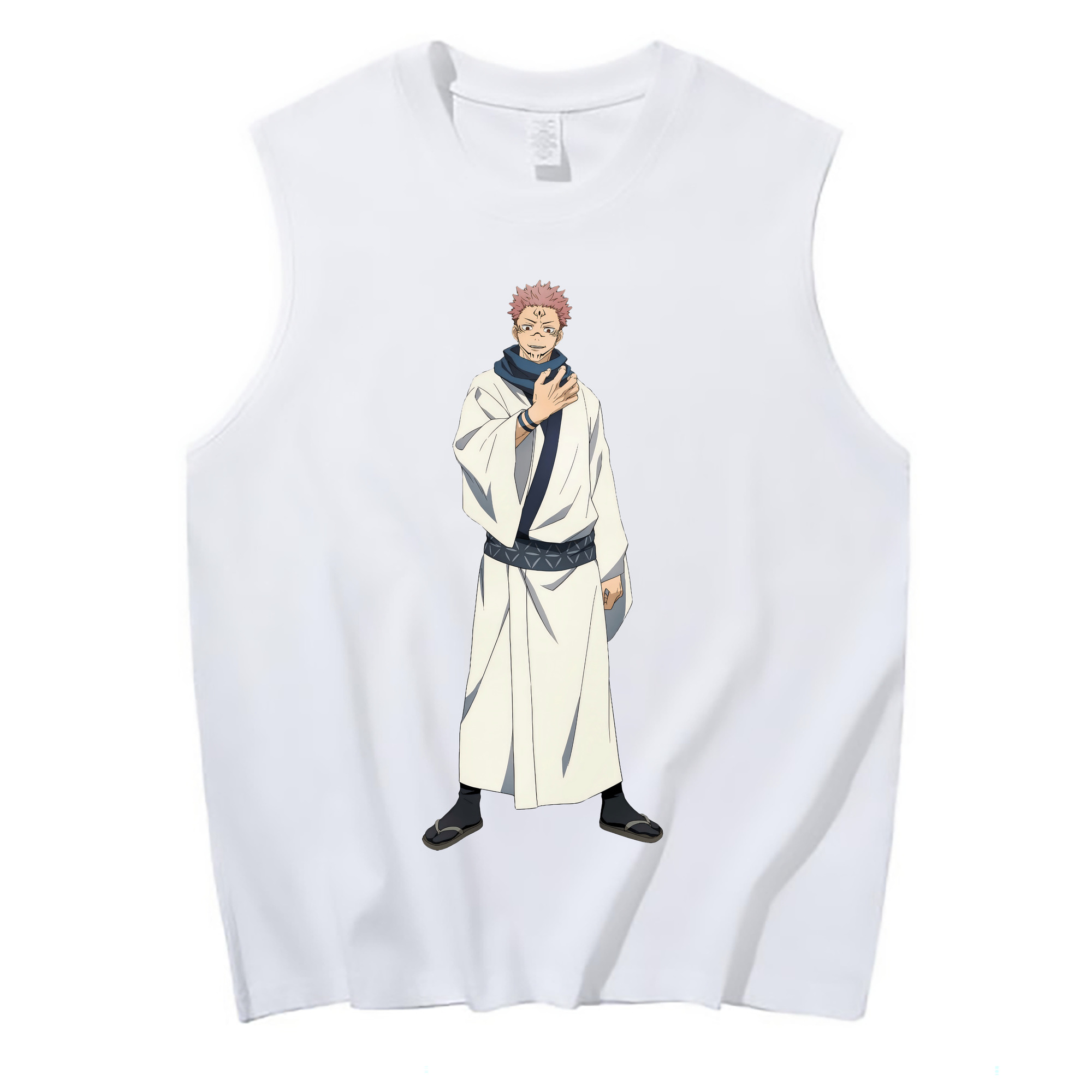 （画像用） 呪術廻戦 Jujutsu Kaisen コットン100％タンクトップ（フロントプリント）