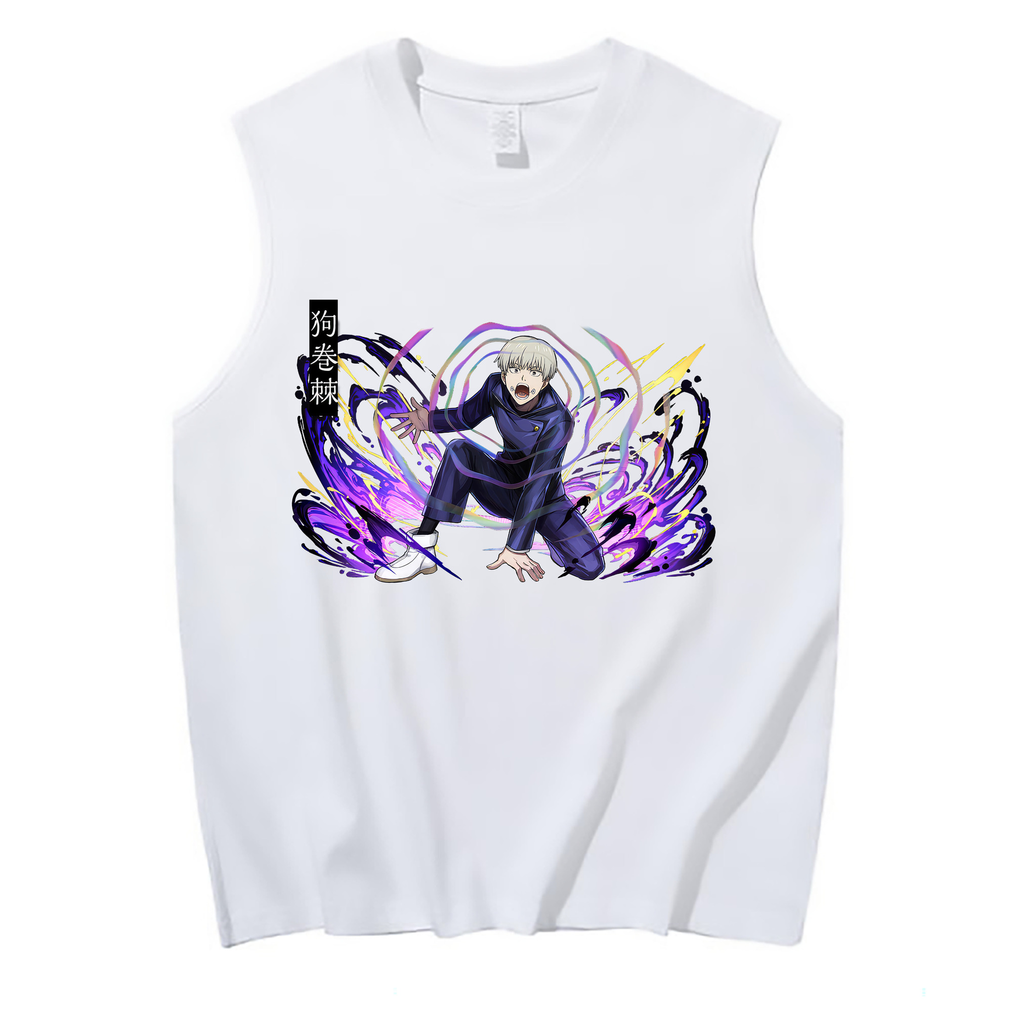 （画像用） 呪術廻戦 Jujutsu Kaisen コットン100％タンクトップ（フロントプリント）