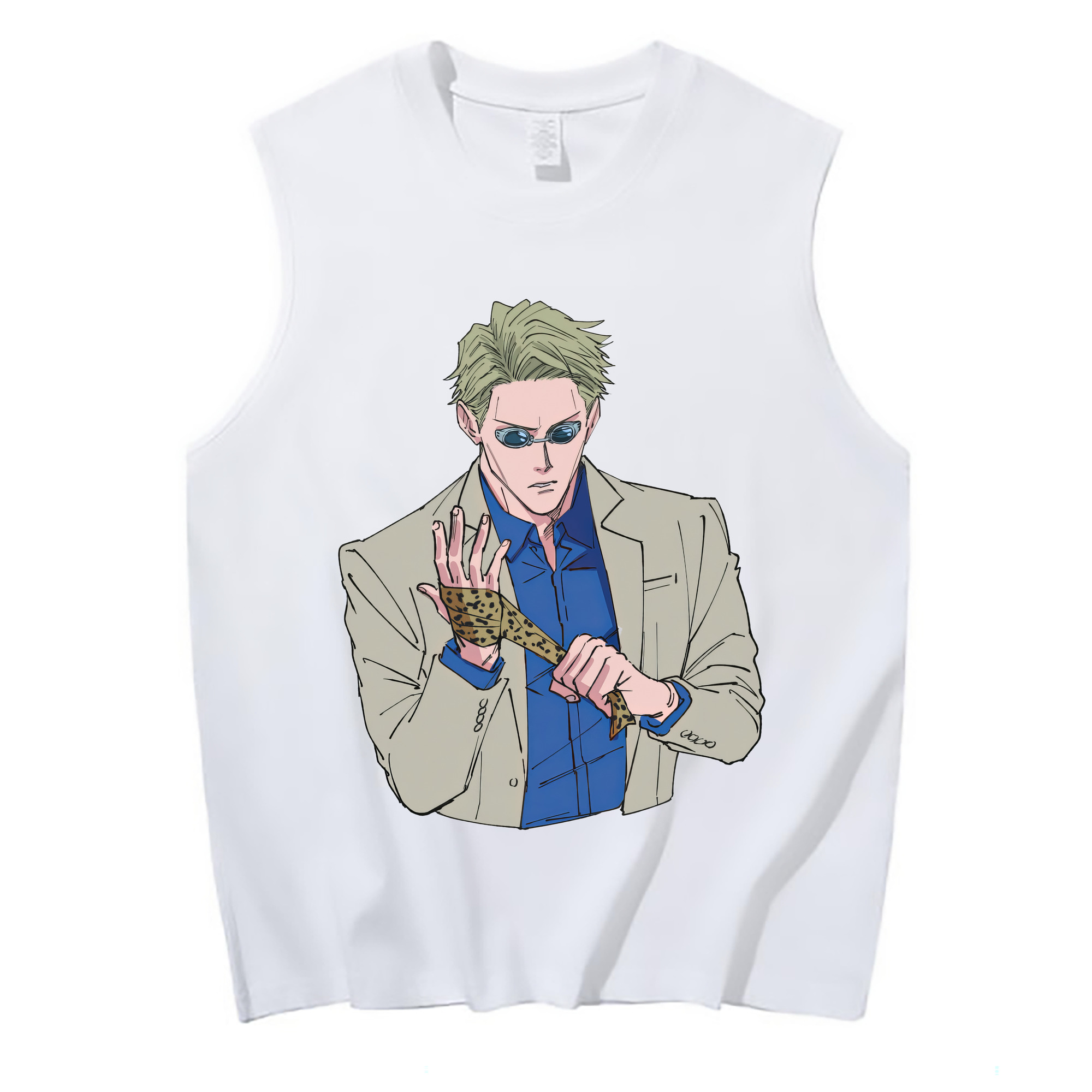 （画像用） 呪術廻戦 Jujutsu Kaisen コットン100％タンクトップ（フロントプリント）