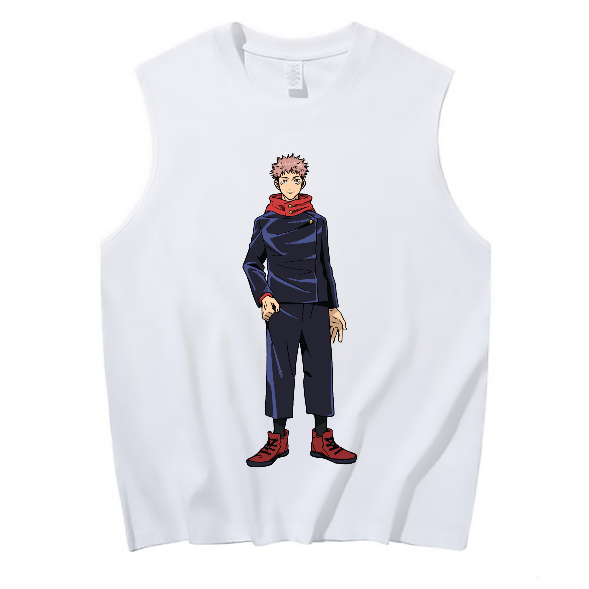 （画像用） 呪術廻戦 Jujutsu Kaisen コットン100％タンクトップ（フロントプリント）