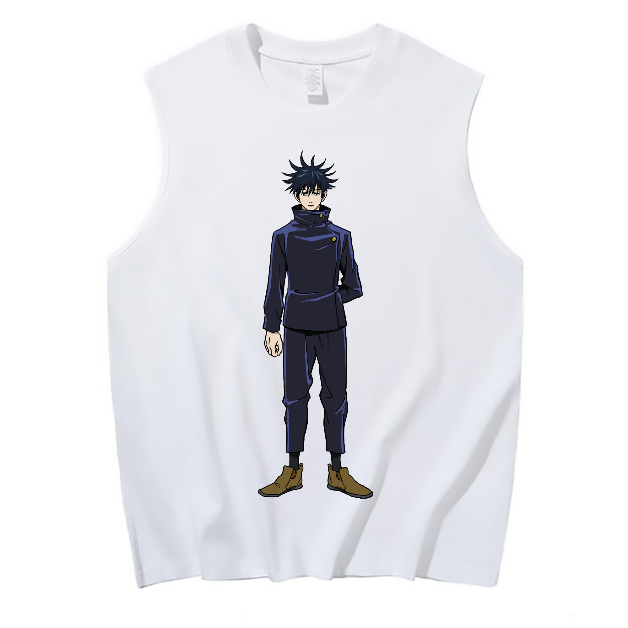 （画像用） 呪術廻戦 Jujutsu Kaisen コットン100％タンクトップ（フロントプリント）