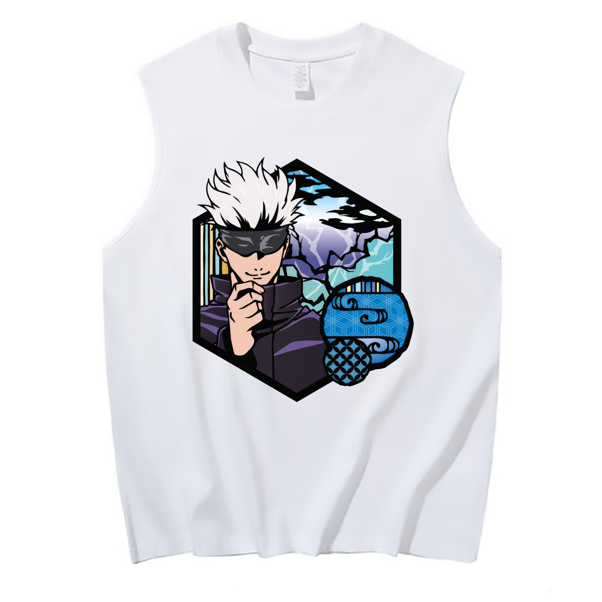 （画像用） 呪術廻戦 Jujutsu Kaisen コットン100％タンクトップ（フロントプリント）