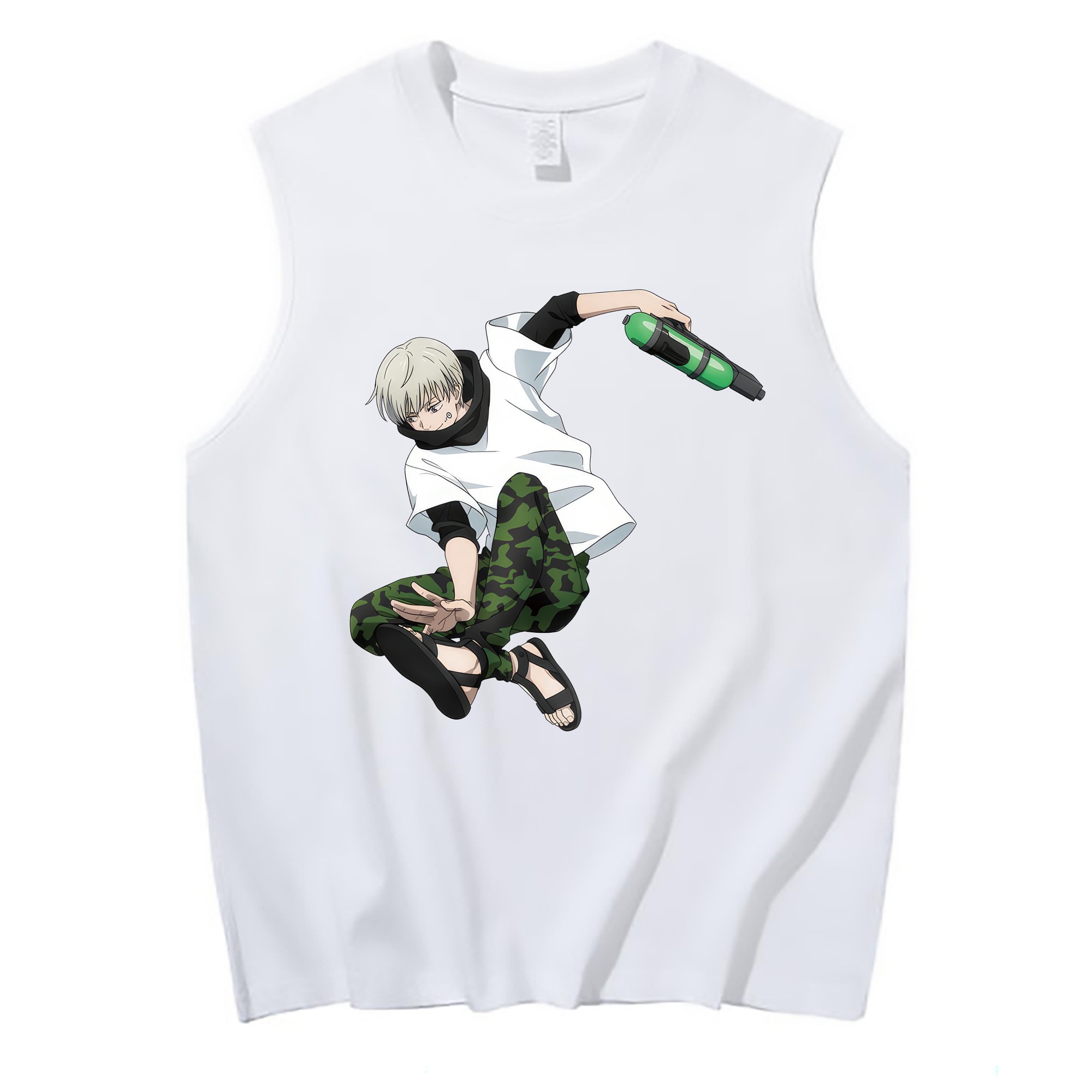 （画像用） 呪術廻戦 Jujutsu Kaisen コットン100％タンクトップ（フロントプリント）