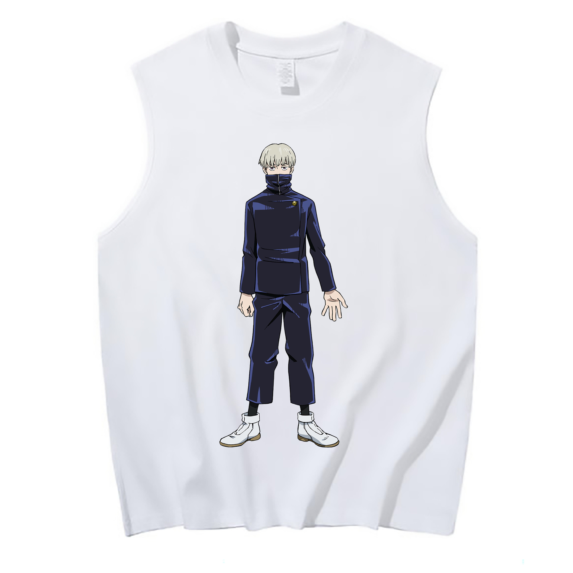 （画像用） 呪術廻戦 Jujutsu Kaisen コットン100％タンクトップ（フロントプリント）
