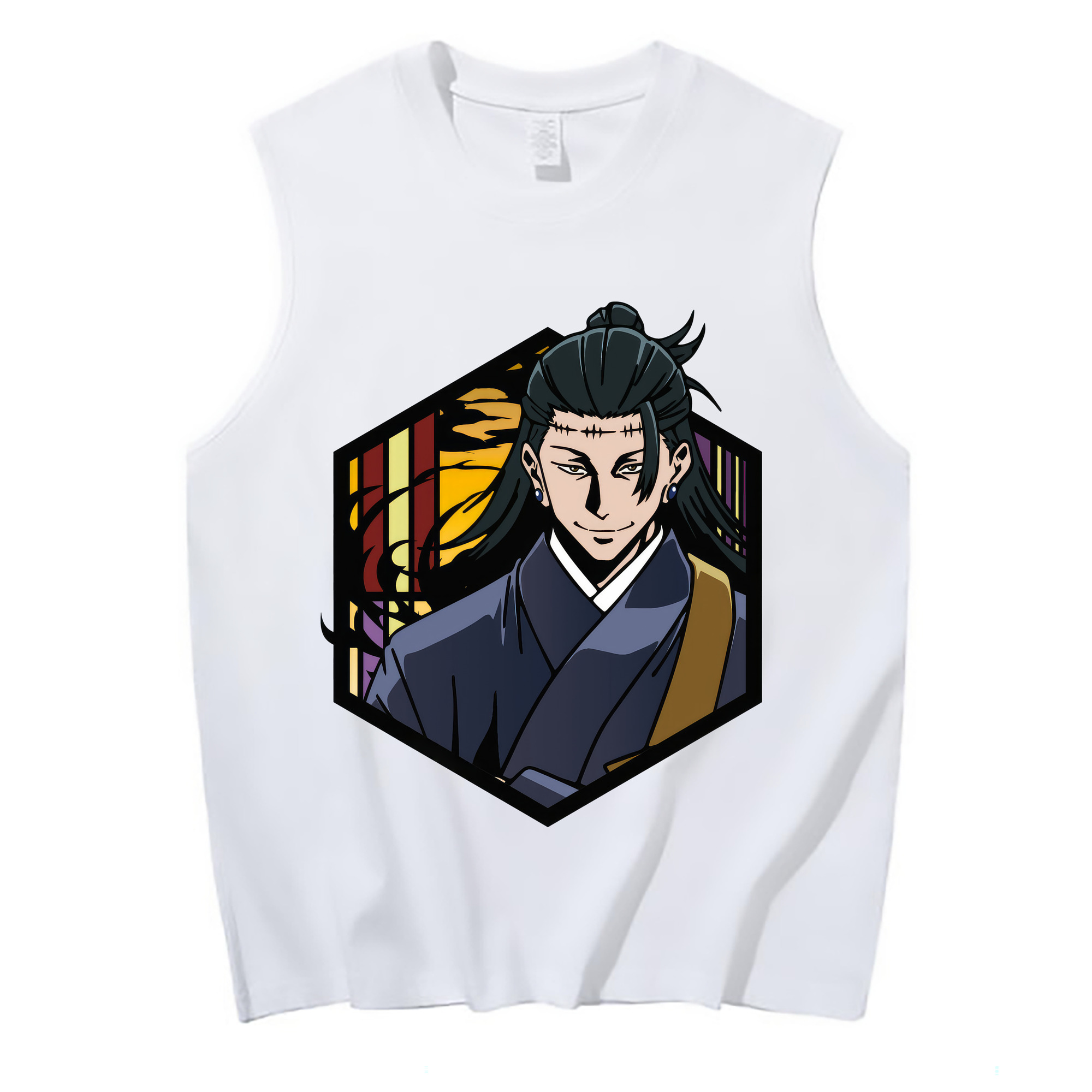 （画像用） 呪術廻戦 Jujutsu Kaisen コットン100％タンクトップ（フロントプリント）