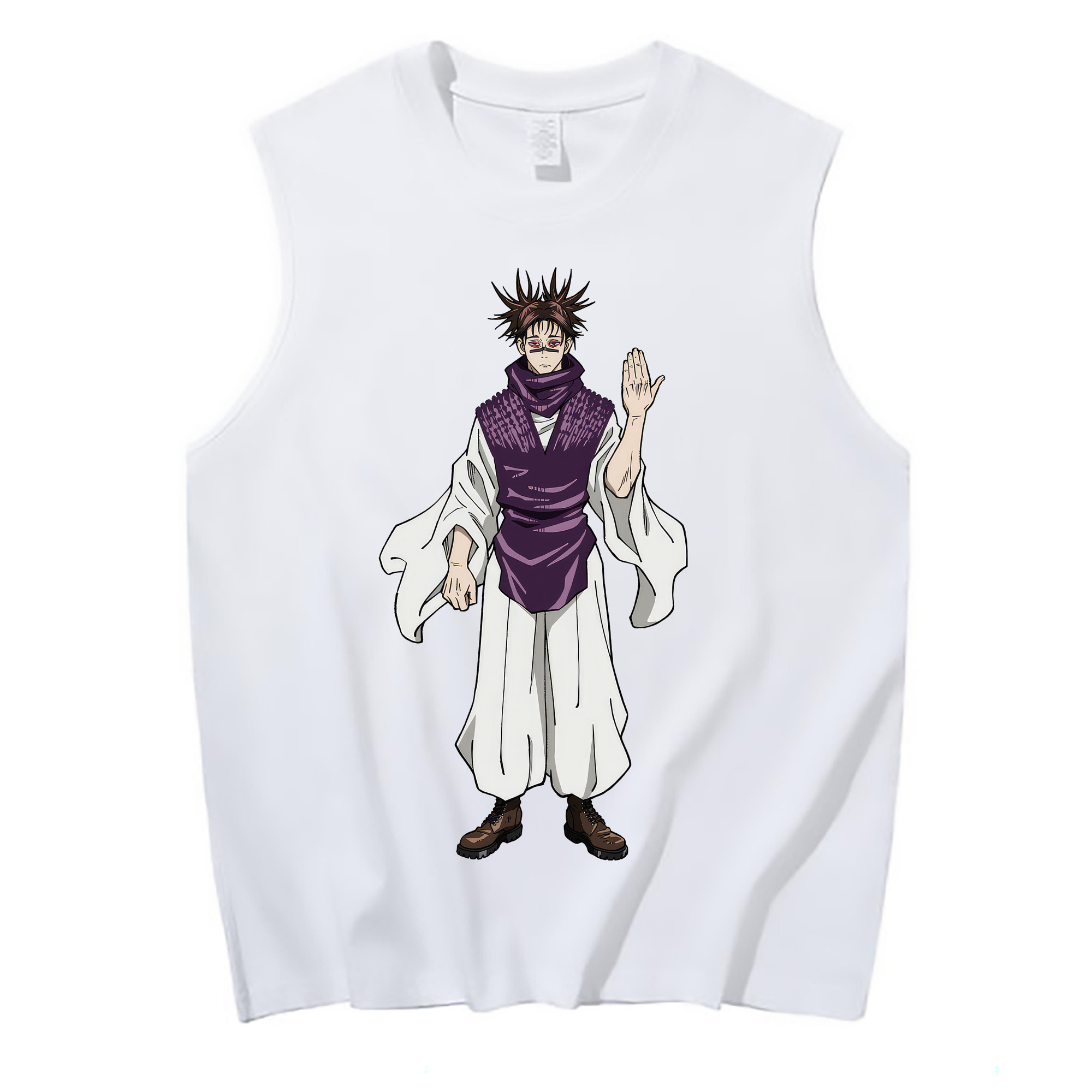 （画像用） 呪術廻戦 Jujutsu Kaisen コットン100％タンクトップ（フロントプリント）