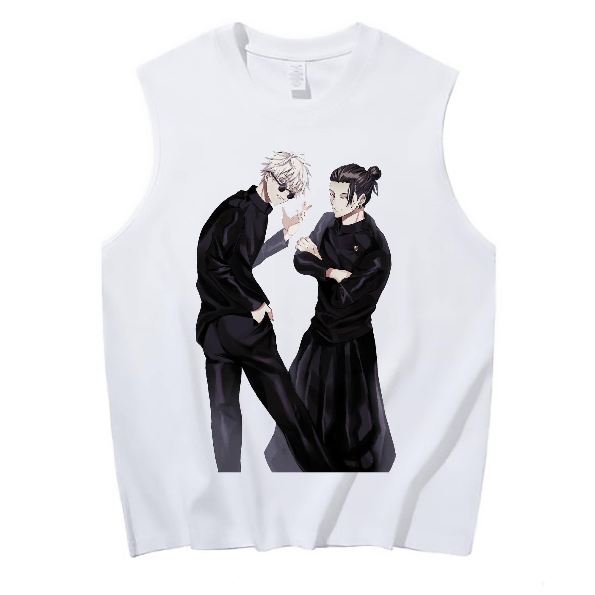 （画像用） 呪術廻戦 Jujutsu Kaisen コットン100％タンクトップ（フロントプリント）