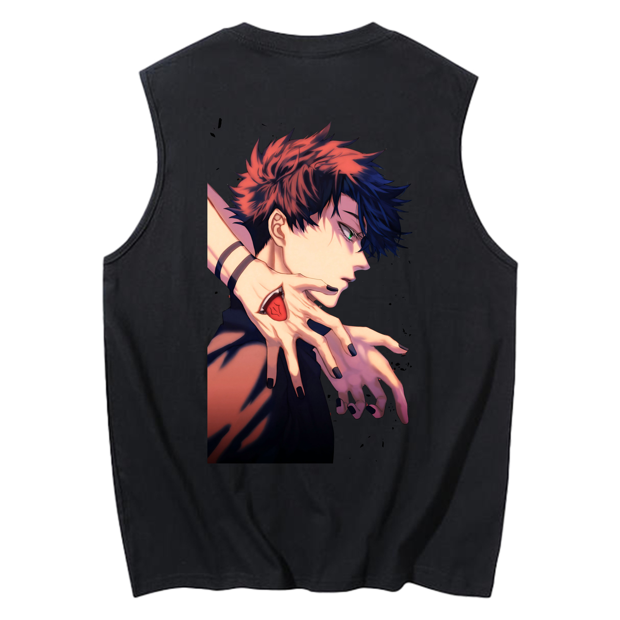（画像用） 呪術廻戦 Jujutsu Kaisen コットン100％タンクトップ（背面プリント）