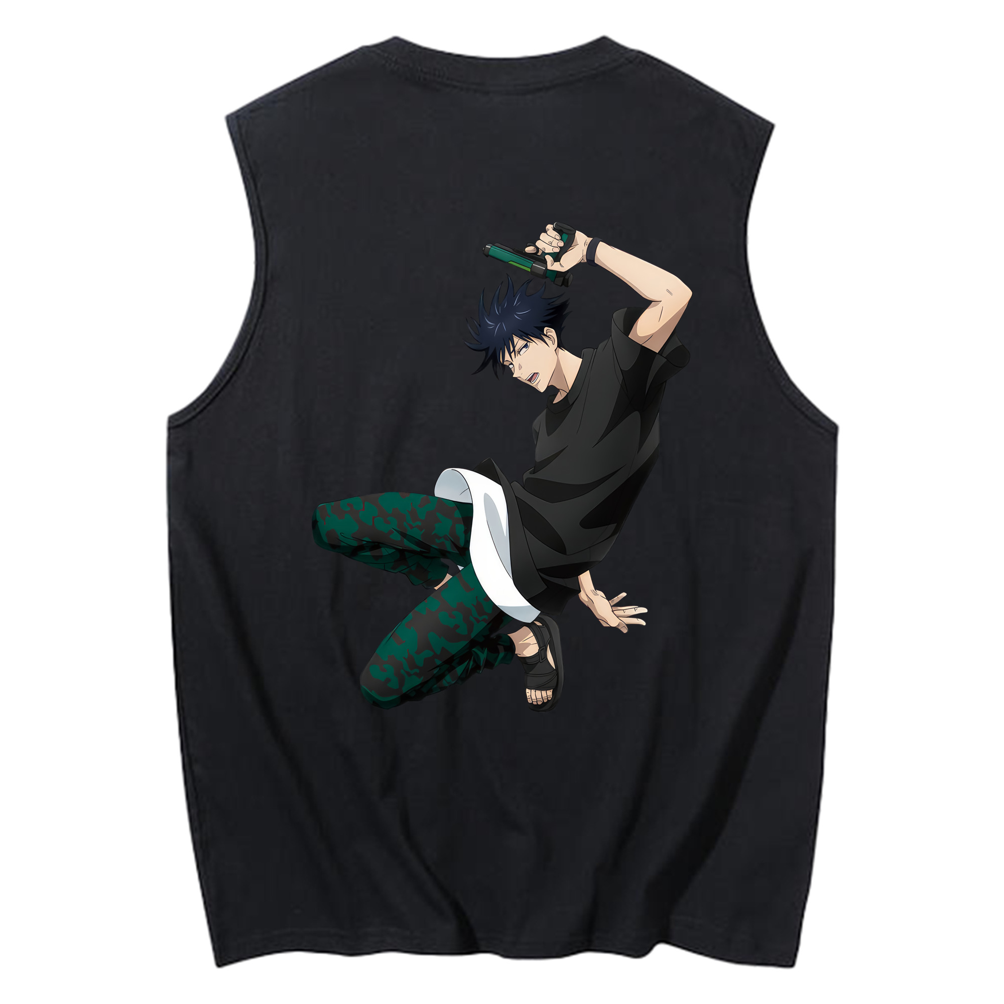 （画像用） 呪術廻戦 Jujutsu Kaisen コットン100％タンクトップ（背面プリント）