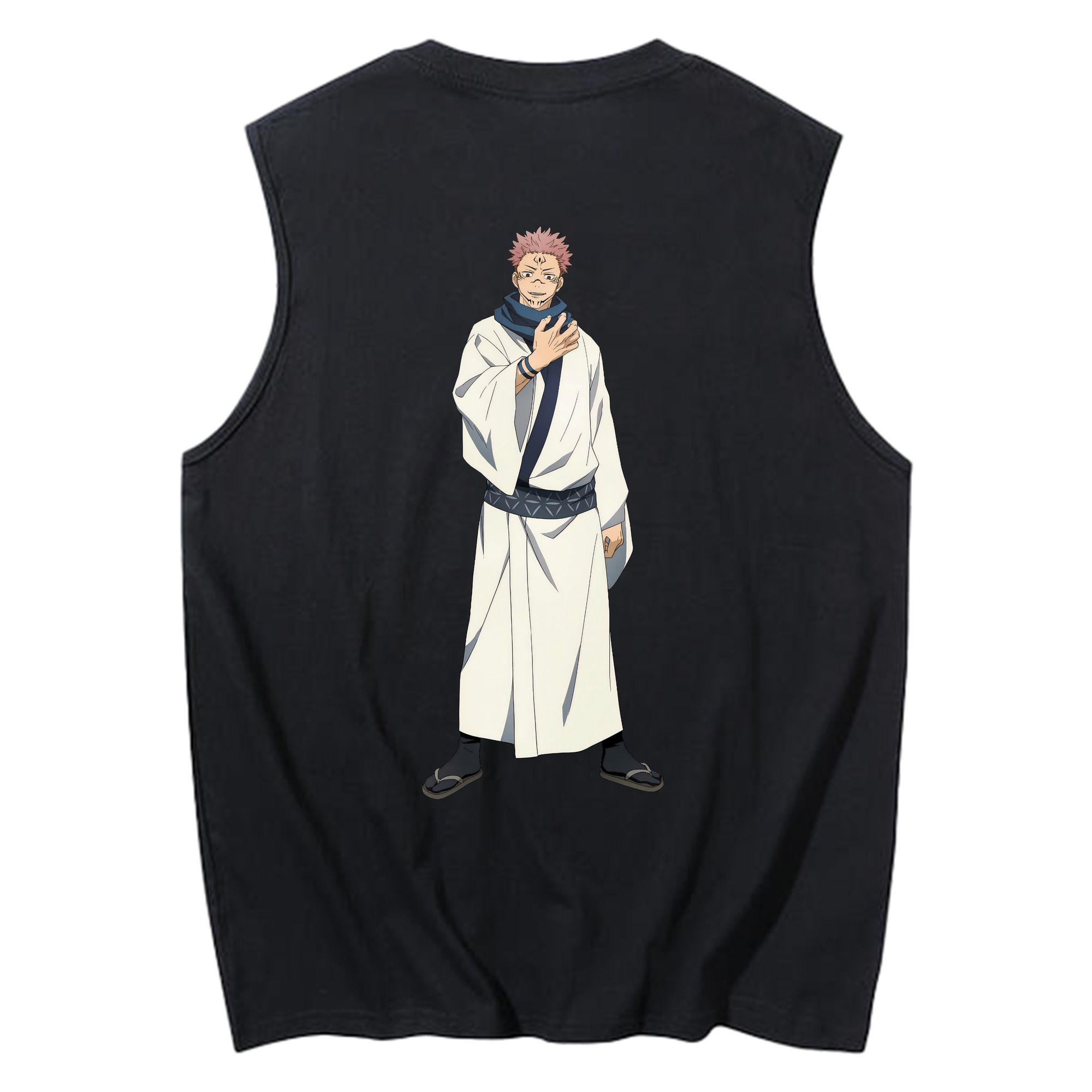 （画像用） 呪術廻戦 Jujutsu Kaisen コットン100％タンクトップ（背面プリント）