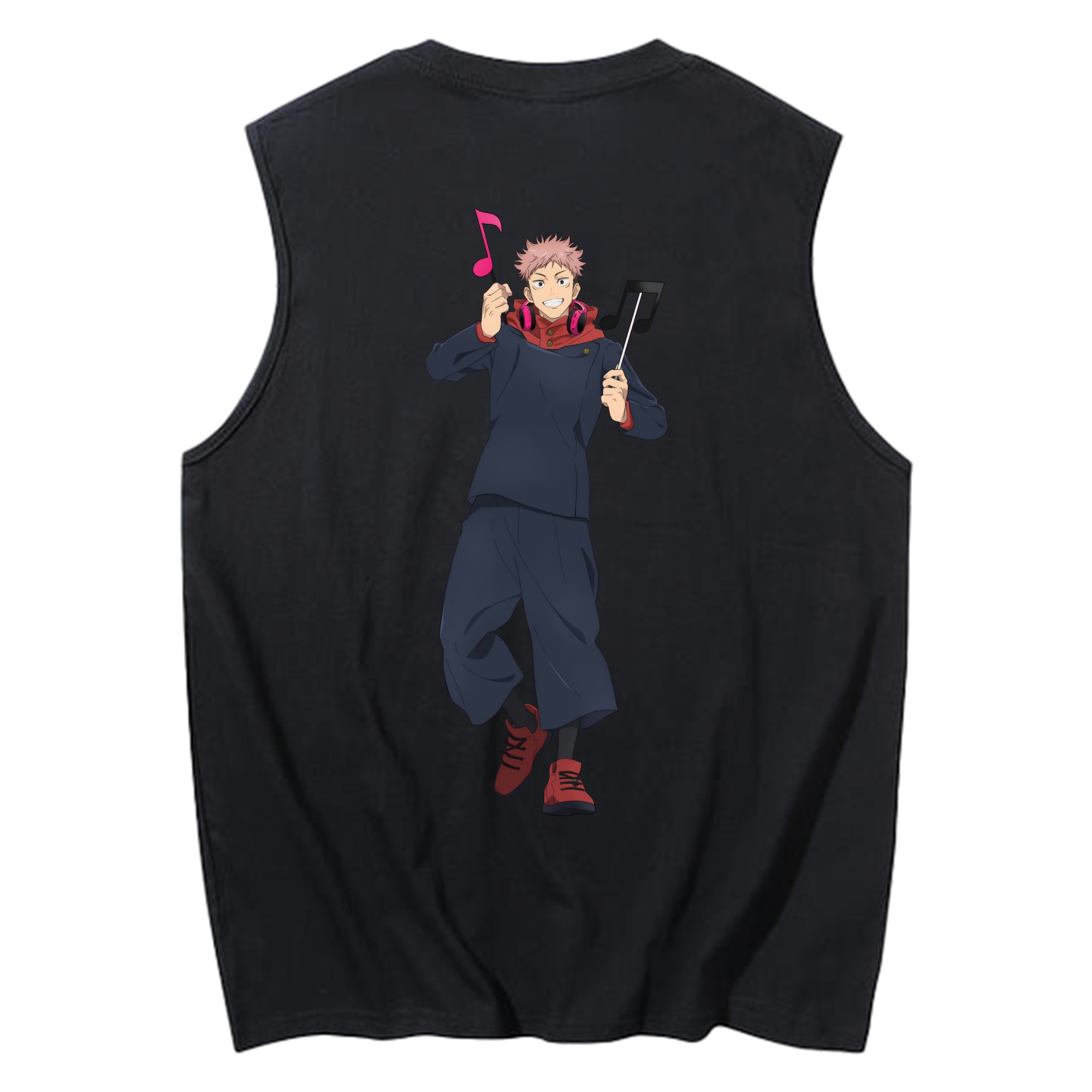 （画像用） 呪術廻戦 Jujutsu Kaisen コットン100％タンクトップ（背面プリント）