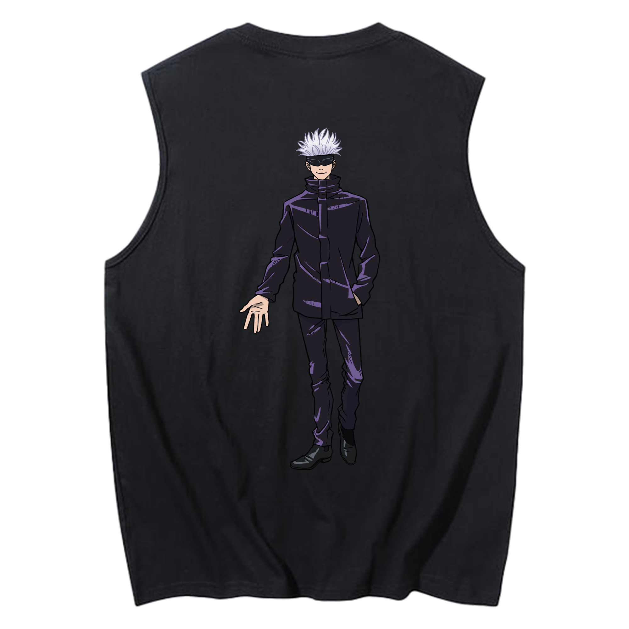 （画像用） 呪術廻戦 Jujutsu Kaisen コットン100％タンクトップ（背面プリント）