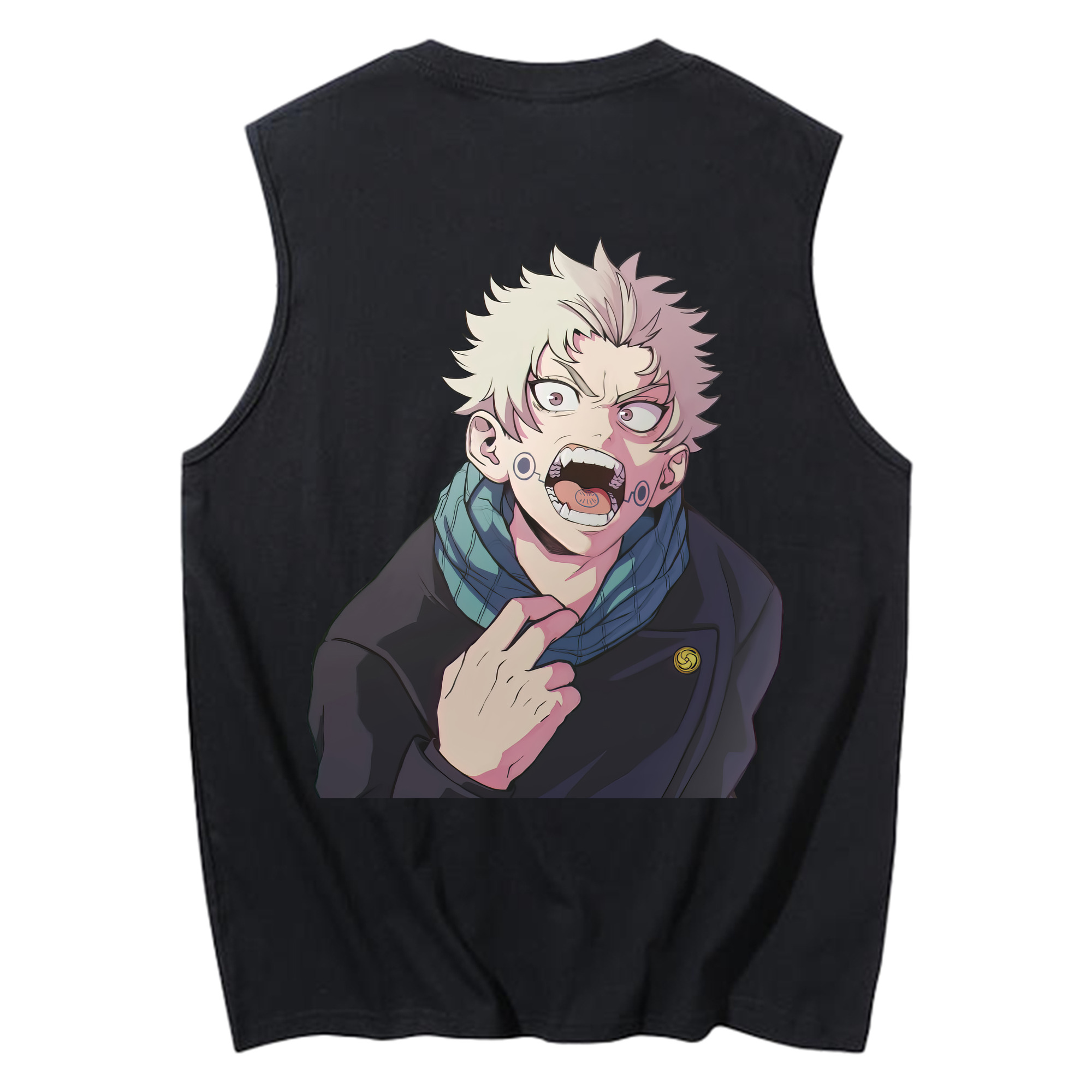（画像用） 呪術廻戦 Jujutsu Kaisen コットン100％タンクトップ（背面プリント）