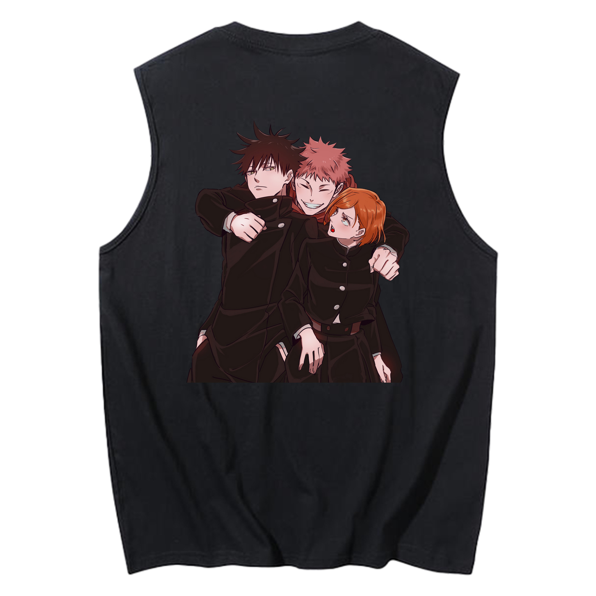 （画像用） 呪術廻戦 Jujutsu Kaisen コットン100％タンクトップ（背面プリント）