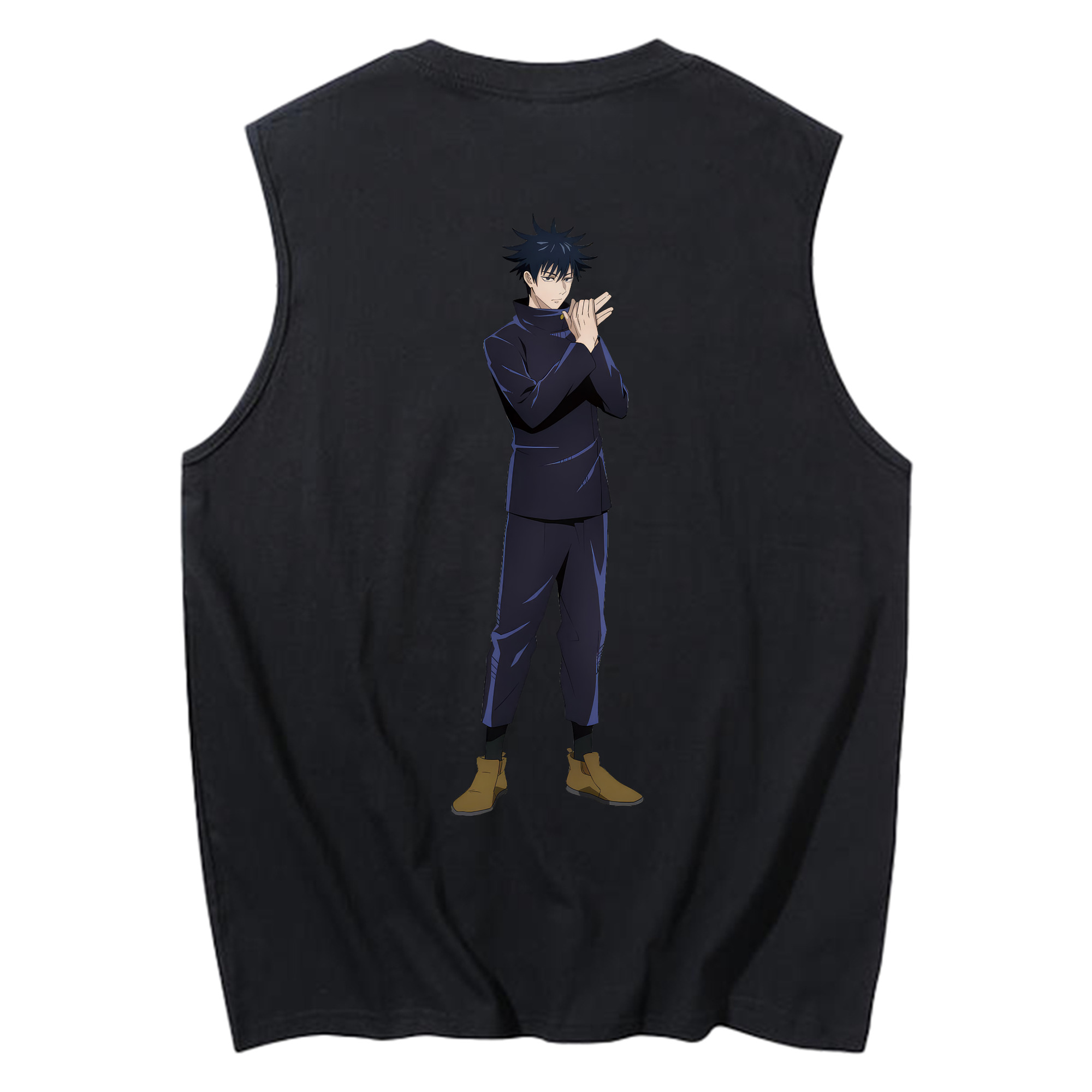 （画像用） 呪術廻戦 Jujutsu Kaisen コットン100％タンクトップ（背面プリント）