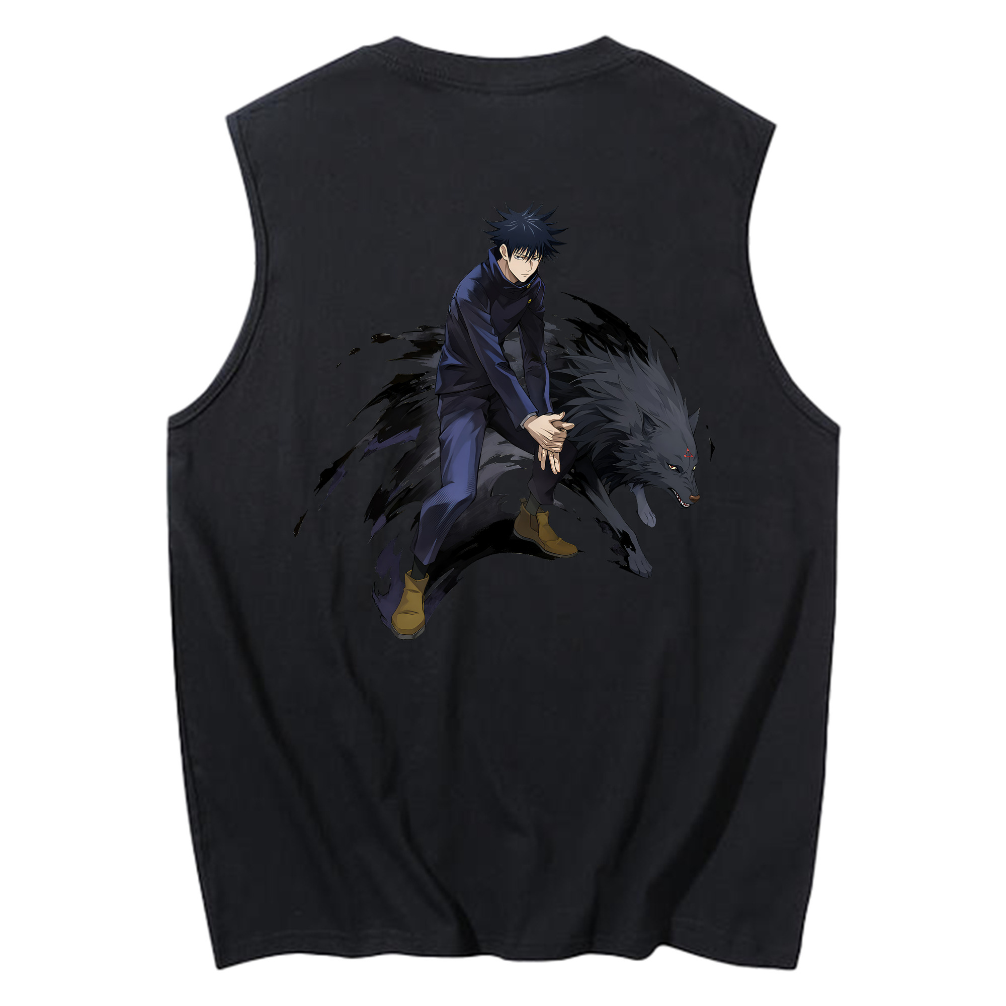 （画像用） 呪術廻戦 Jujutsu Kaisen コットン100％タンクトップ（背面プリント）