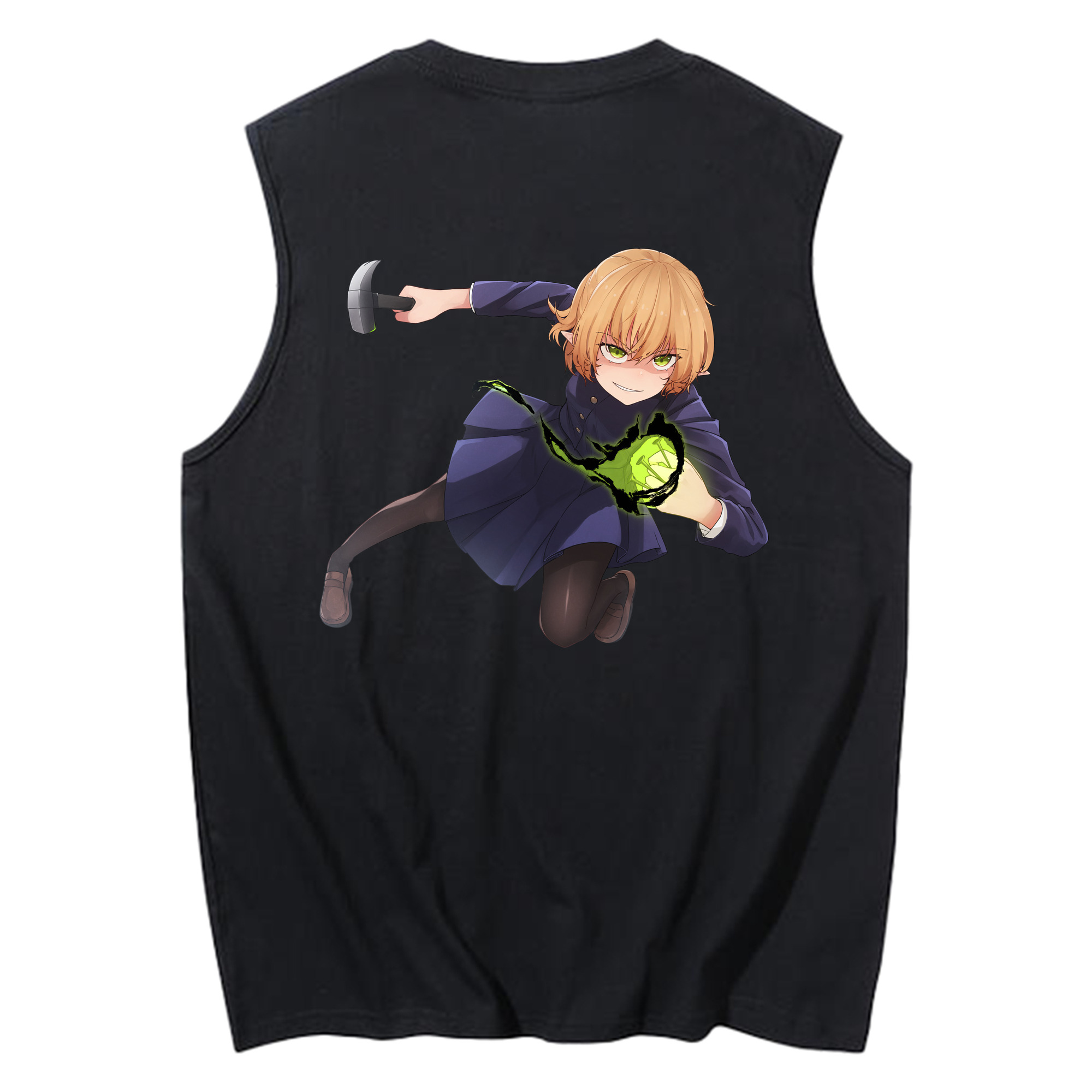 （画像用） 呪術廻戦 Jujutsu Kaisen コットン100％タンクトップ（背面プリント）