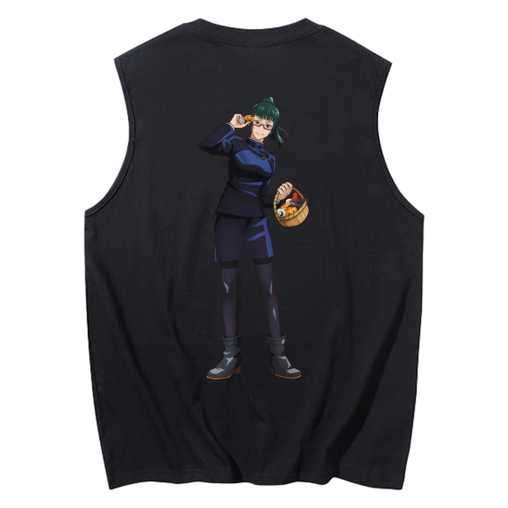 （画像用） 呪術廻戦 Jujutsu Kaisen コットン100％タンクトップ（背面プリント）