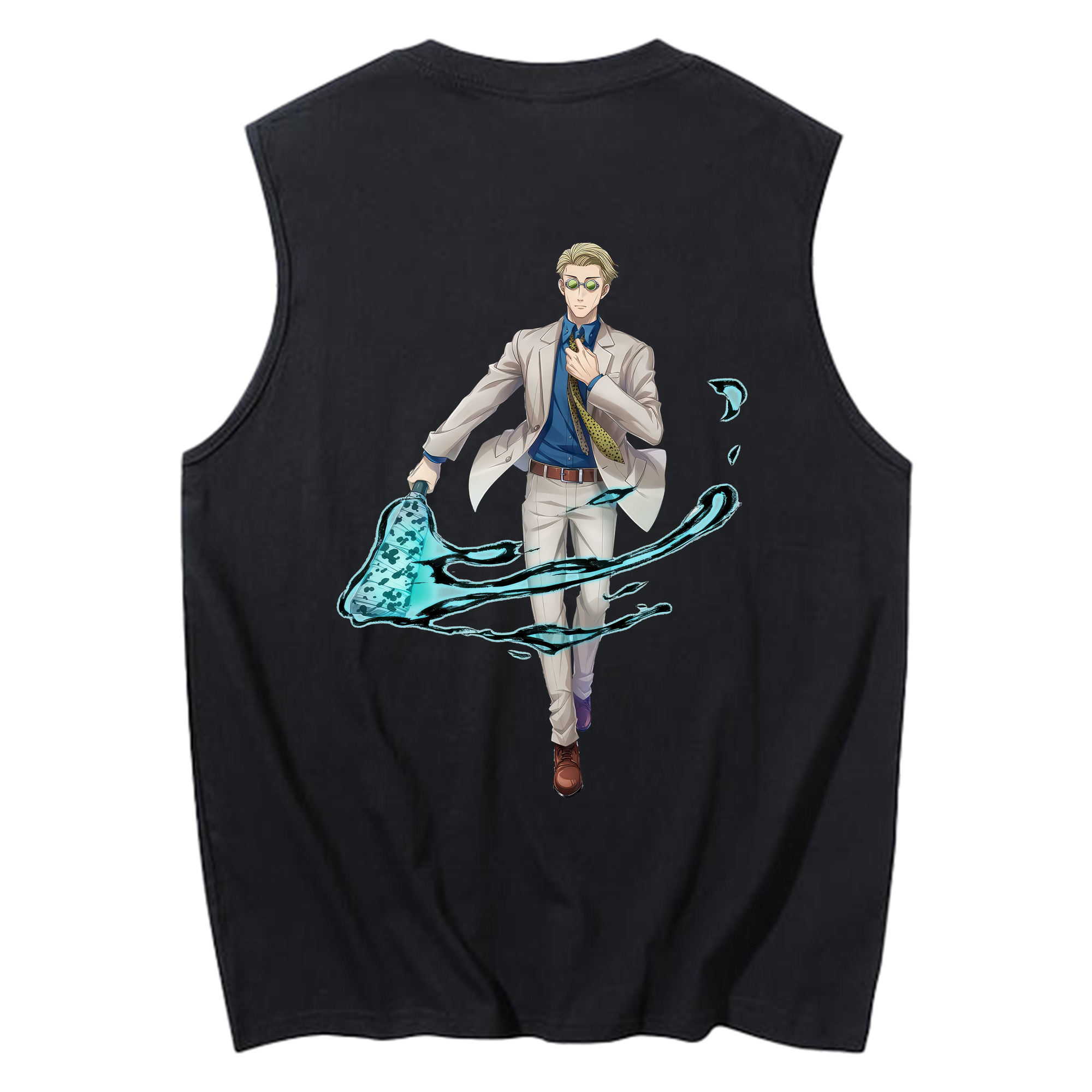 （画像用） 呪術廻戦 Jujutsu Kaisen コットン100％タンクトップ（背面プリント）