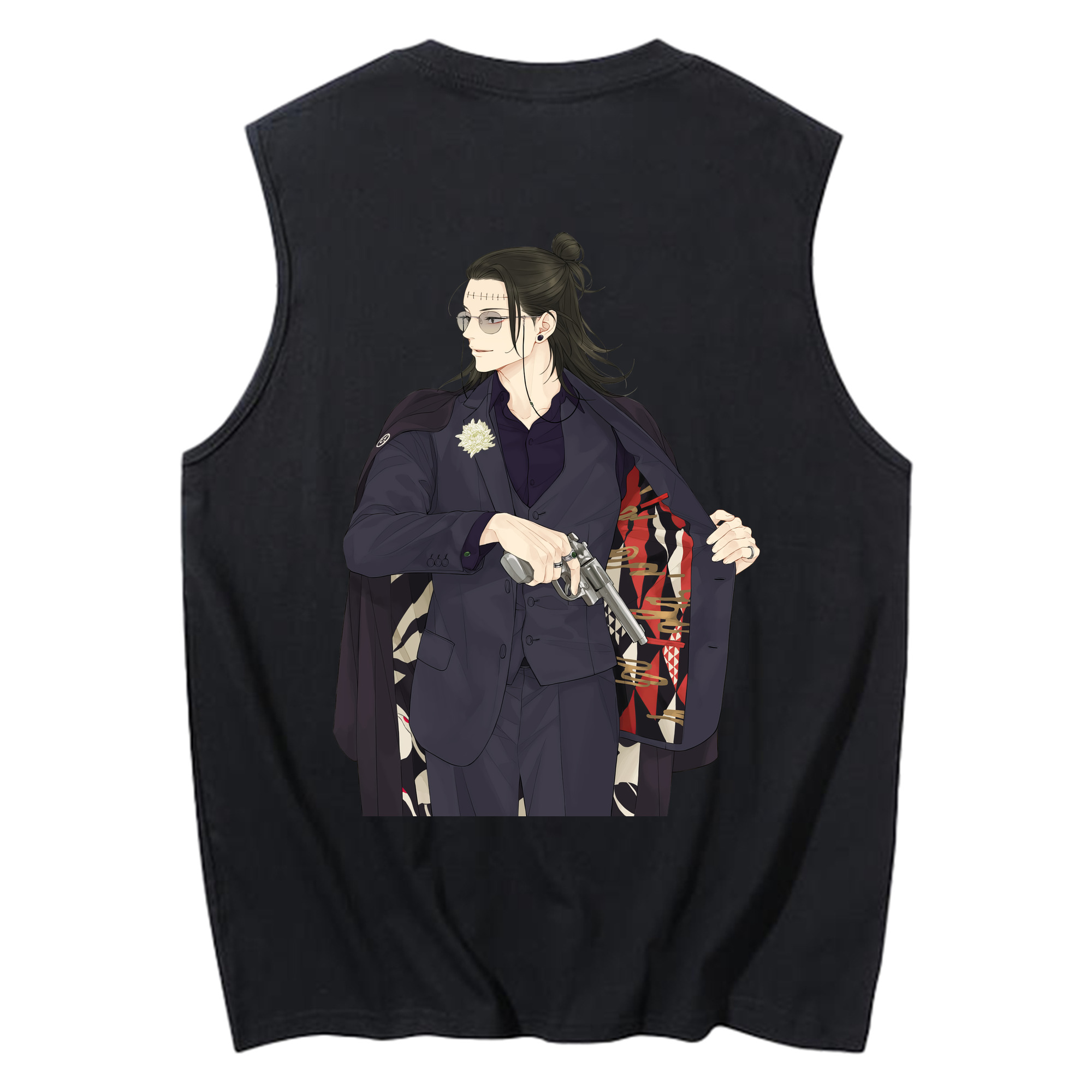 （画像用） 呪術廻戦 Jujutsu Kaisen コットン100％タンクトップ（背面プリント）