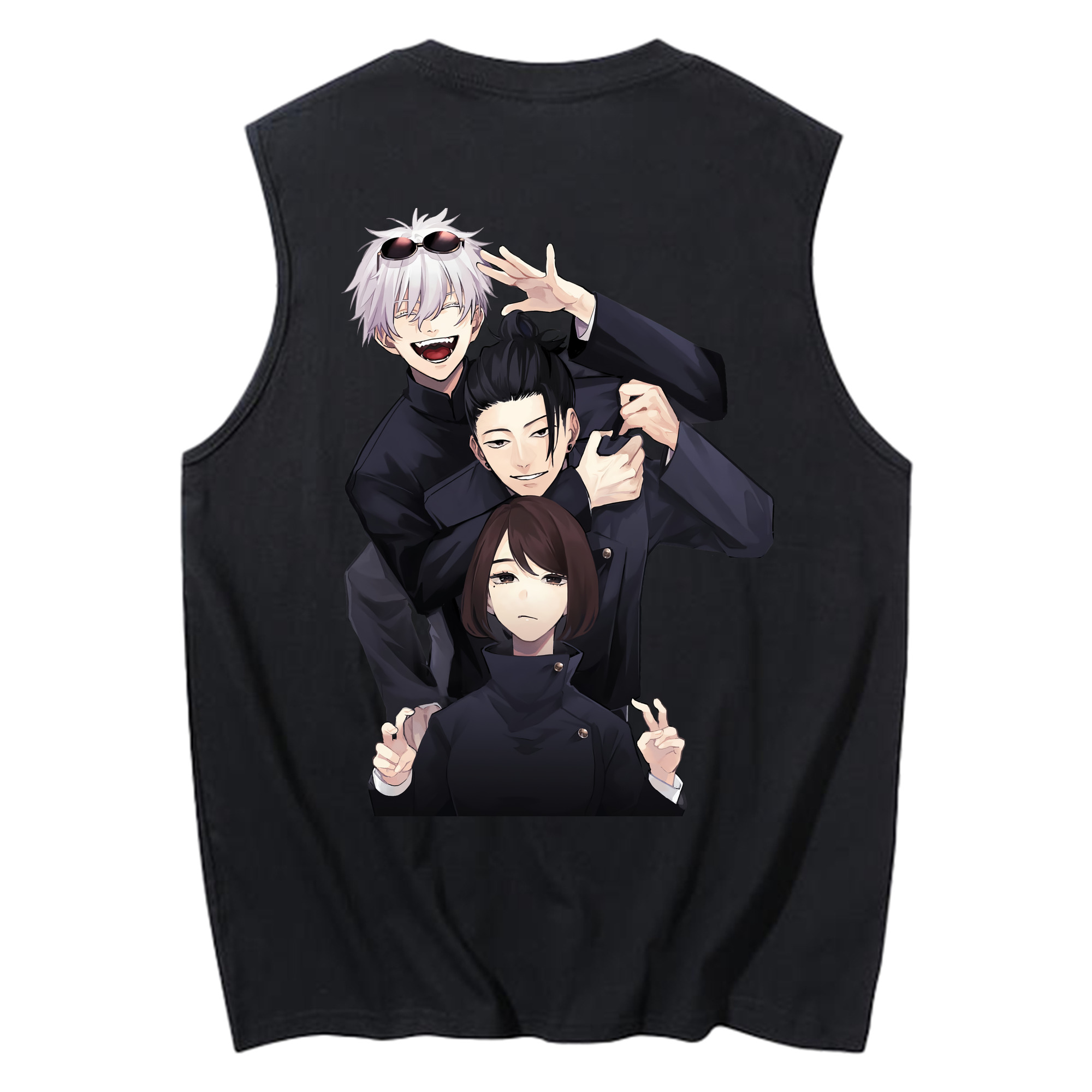 （画像用） 呪術廻戦 Jujutsu Kaisen コットン100％タンクトップ（背面プリント）