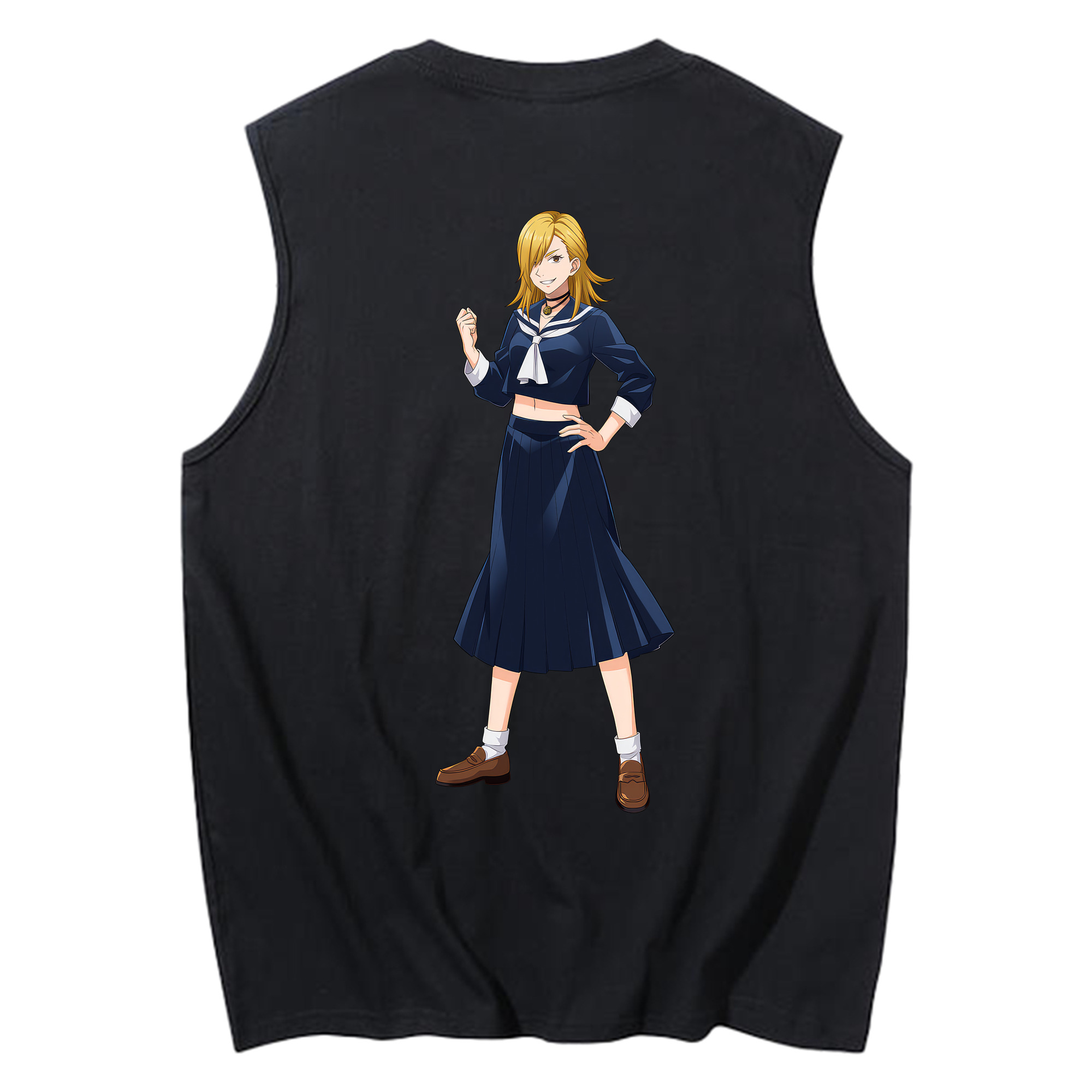 （画像用） 呪術廻戦 Jujutsu Kaisen コットン100％タンクトップ（背面プリント）