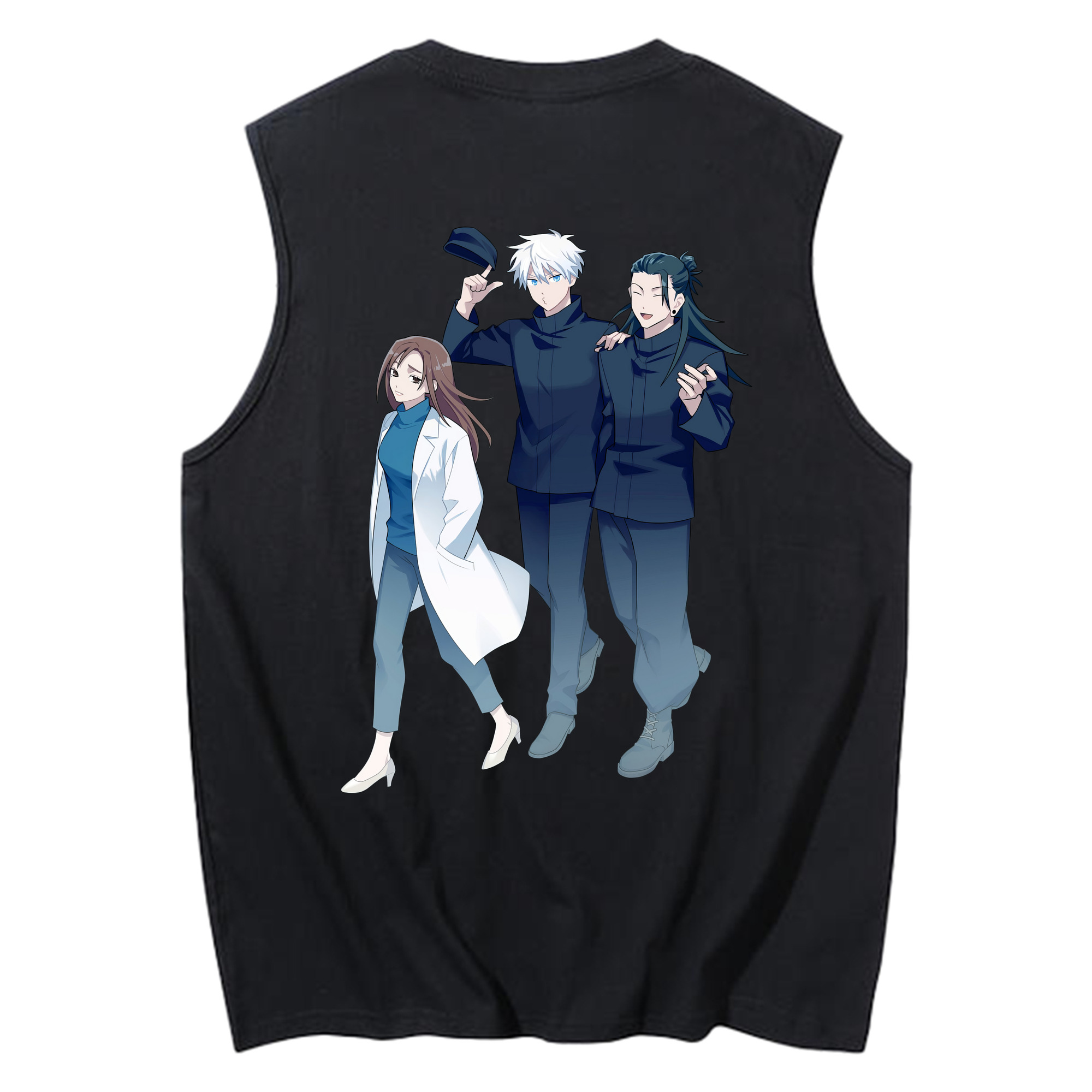 （画像用） 呪術廻戦 Jujutsu Kaisen コットン100％タンクトップ（背面プリント）