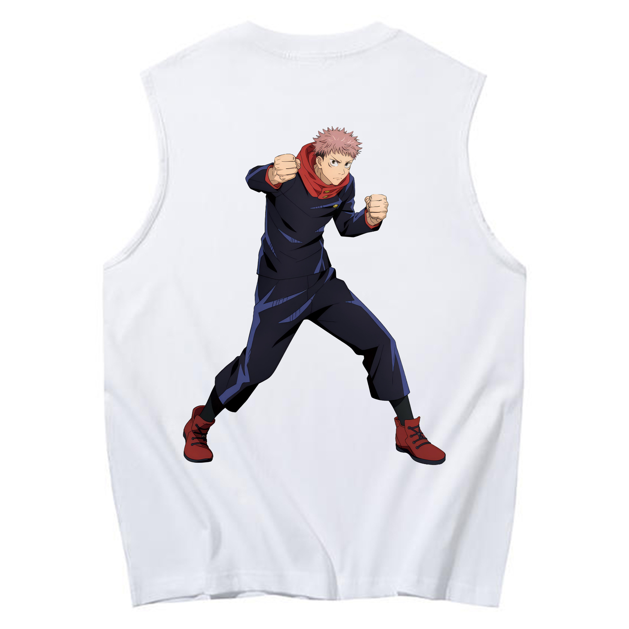 （画像用） 呪術廻戦 Jujutsu Kaisen コットン100％タンクトップ（背面プリント）