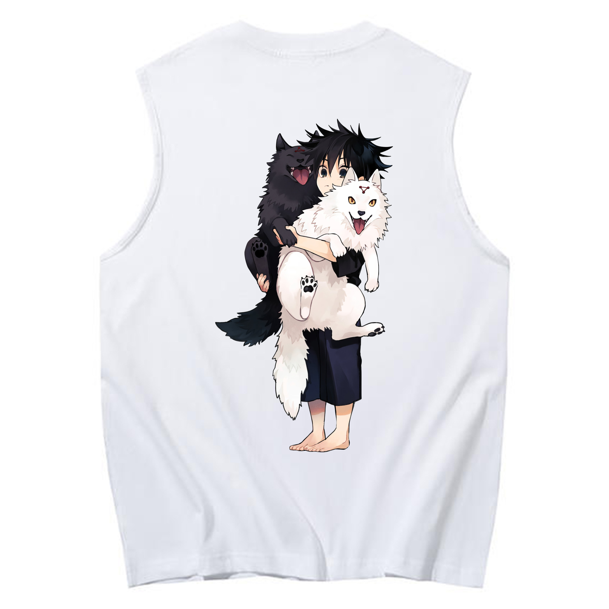（画像用） 呪術廻戦 Jujutsu Kaisen コットン100％タンクトップ（背面プリント）