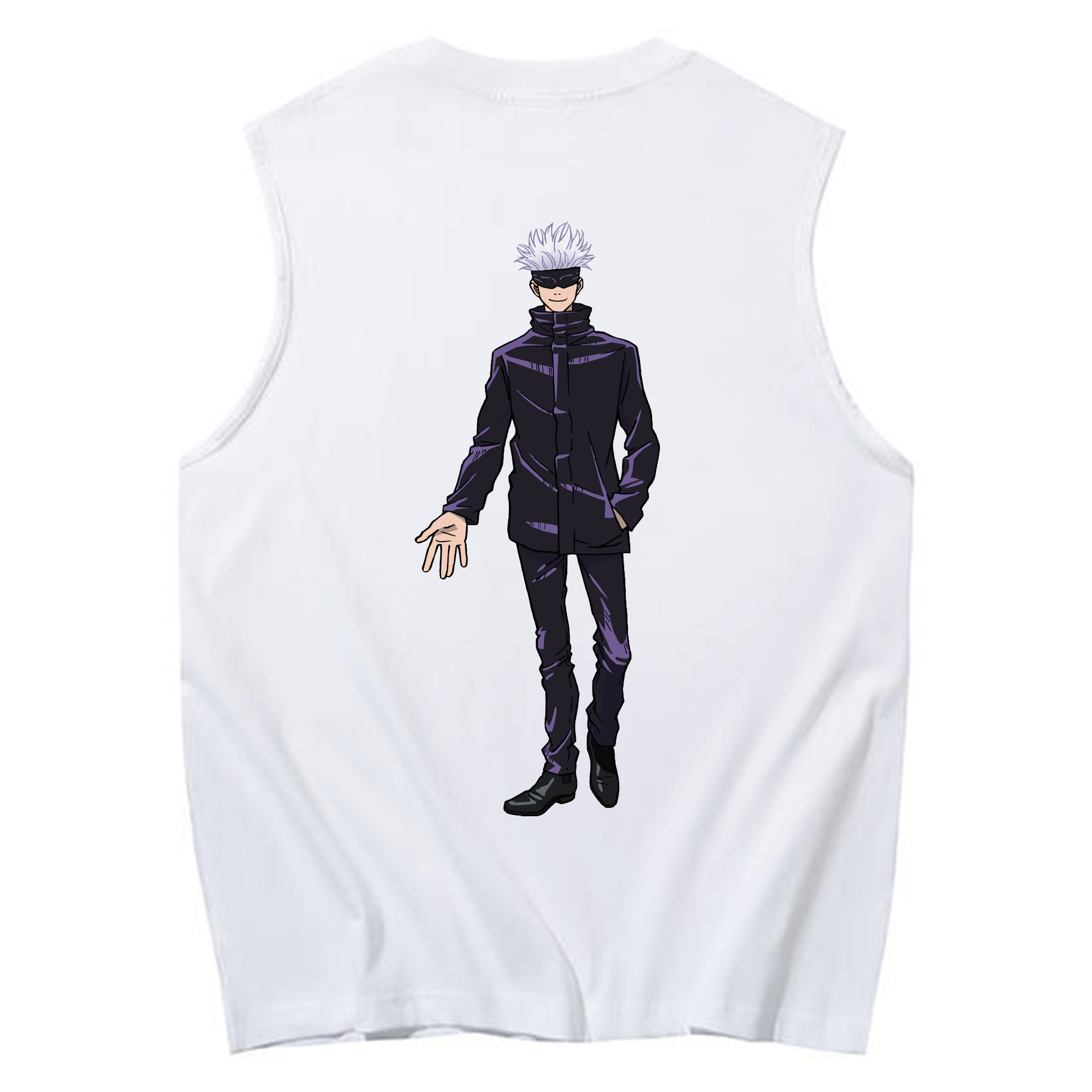 （画像用） 呪術廻戦 Jujutsu Kaisen コットン100％タンクトップ（背面プリント）