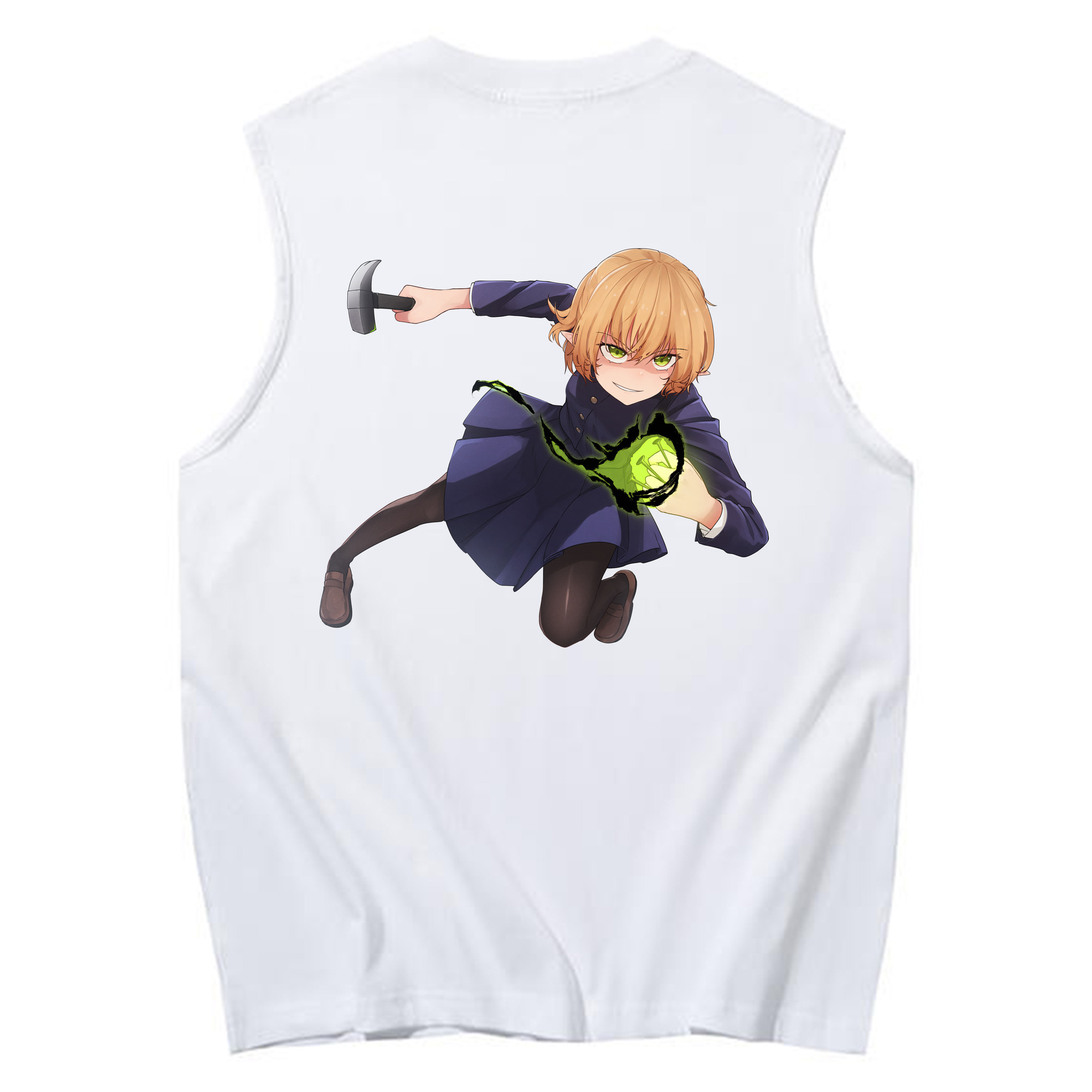 （画像用） 呪術廻戦 Jujutsu Kaisen コットン100％タンクトップ（背面プリント）