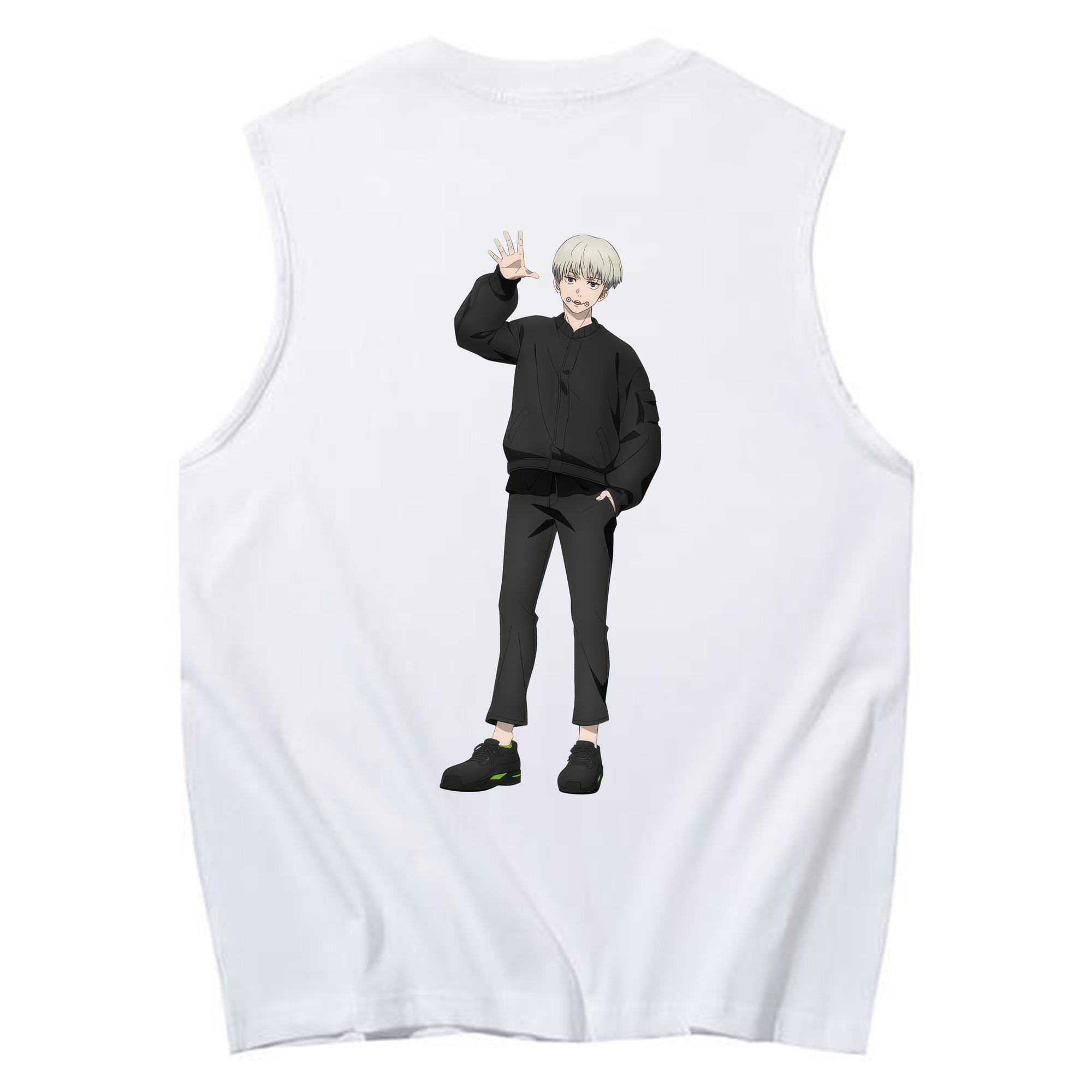 （画像用） 呪術廻戦 Jujutsu Kaisen コットン100％タンクトップ（背面プリント）