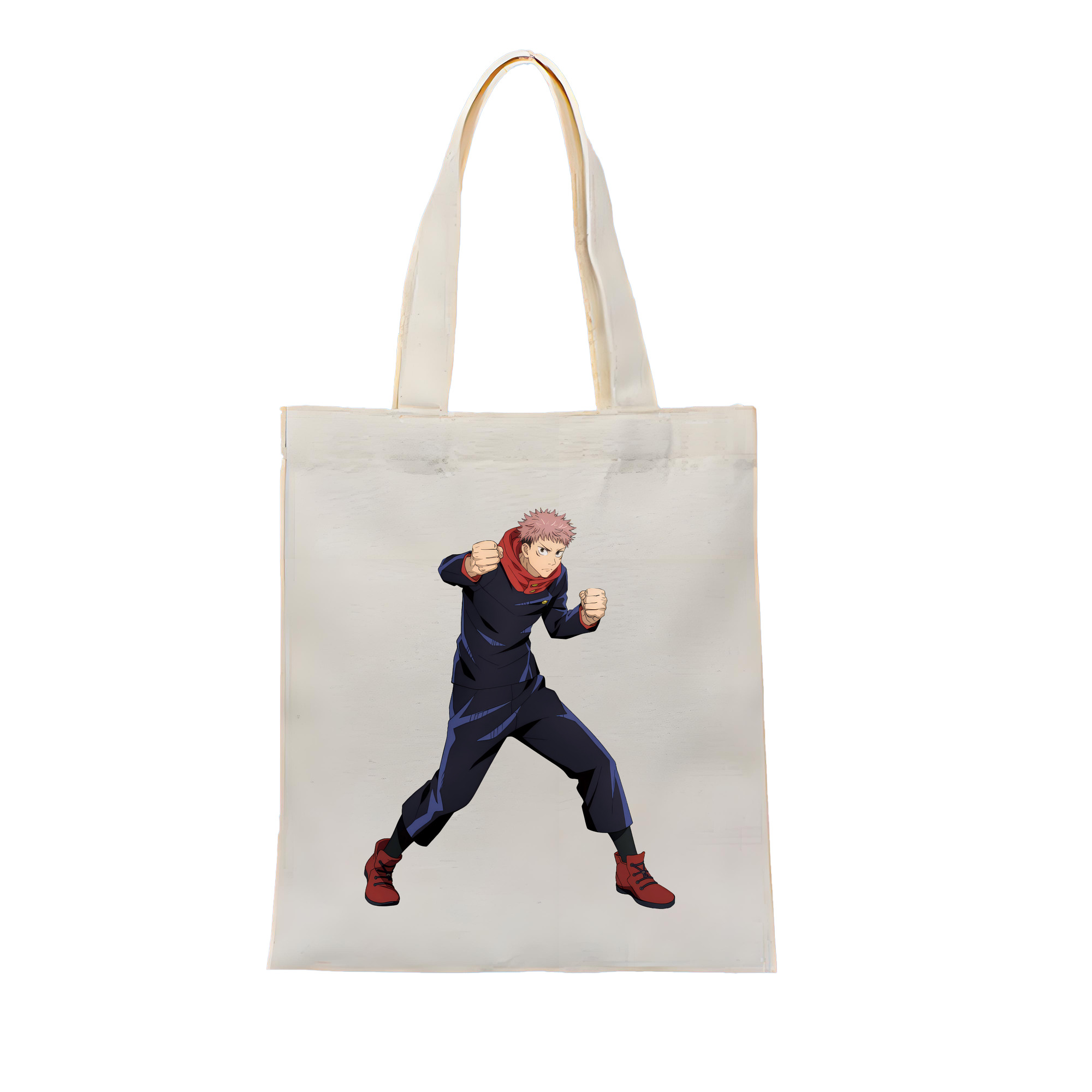 （画像用） 呪術廻戦 Jujutsu Kaisen 縦型キャンバス生地手提げバッグ　トートバッグ